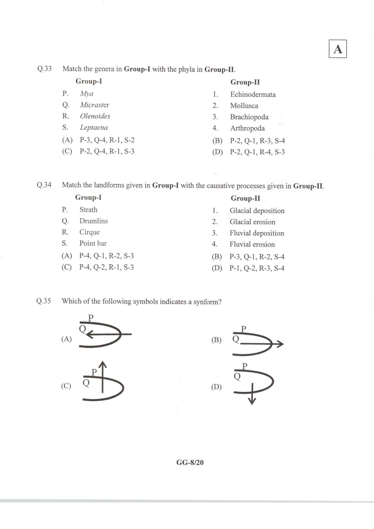 JAM 2014: GG Question Paper - Page 10