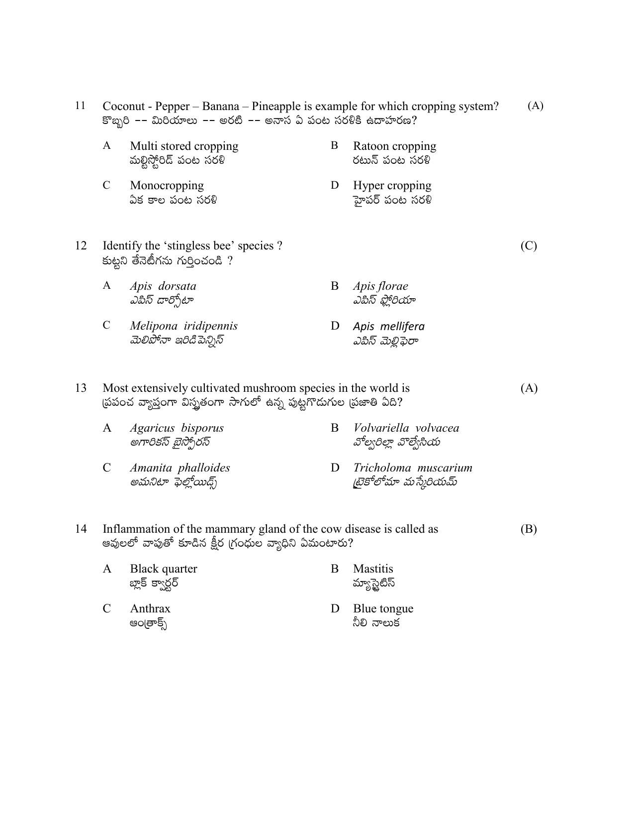TS AGRICET 2022 Organic Agriculture PAPER WITH KEY - Page 3