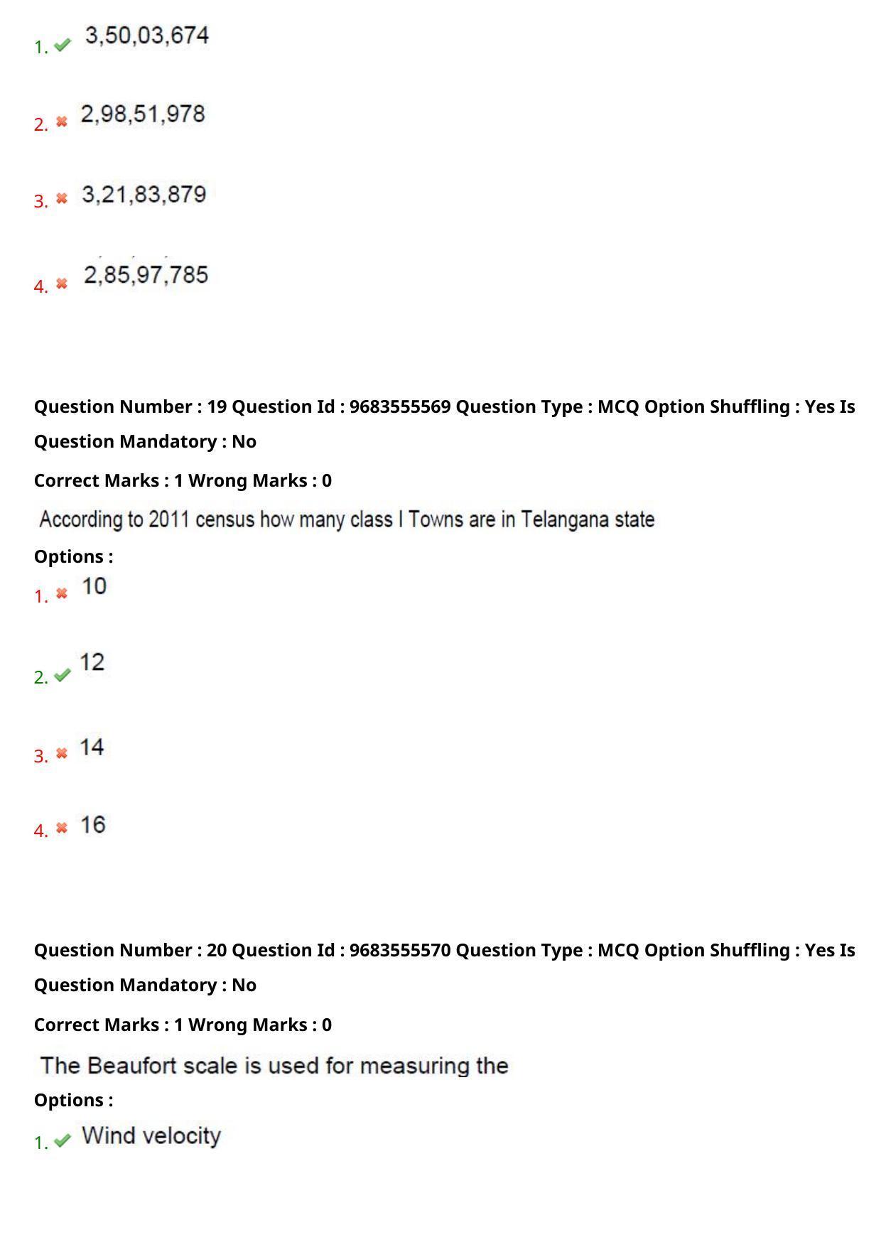 TS CPGET 2021 PGD in Geographical Cartography (Shift 1) Question Paper with Answer Key - Page 11