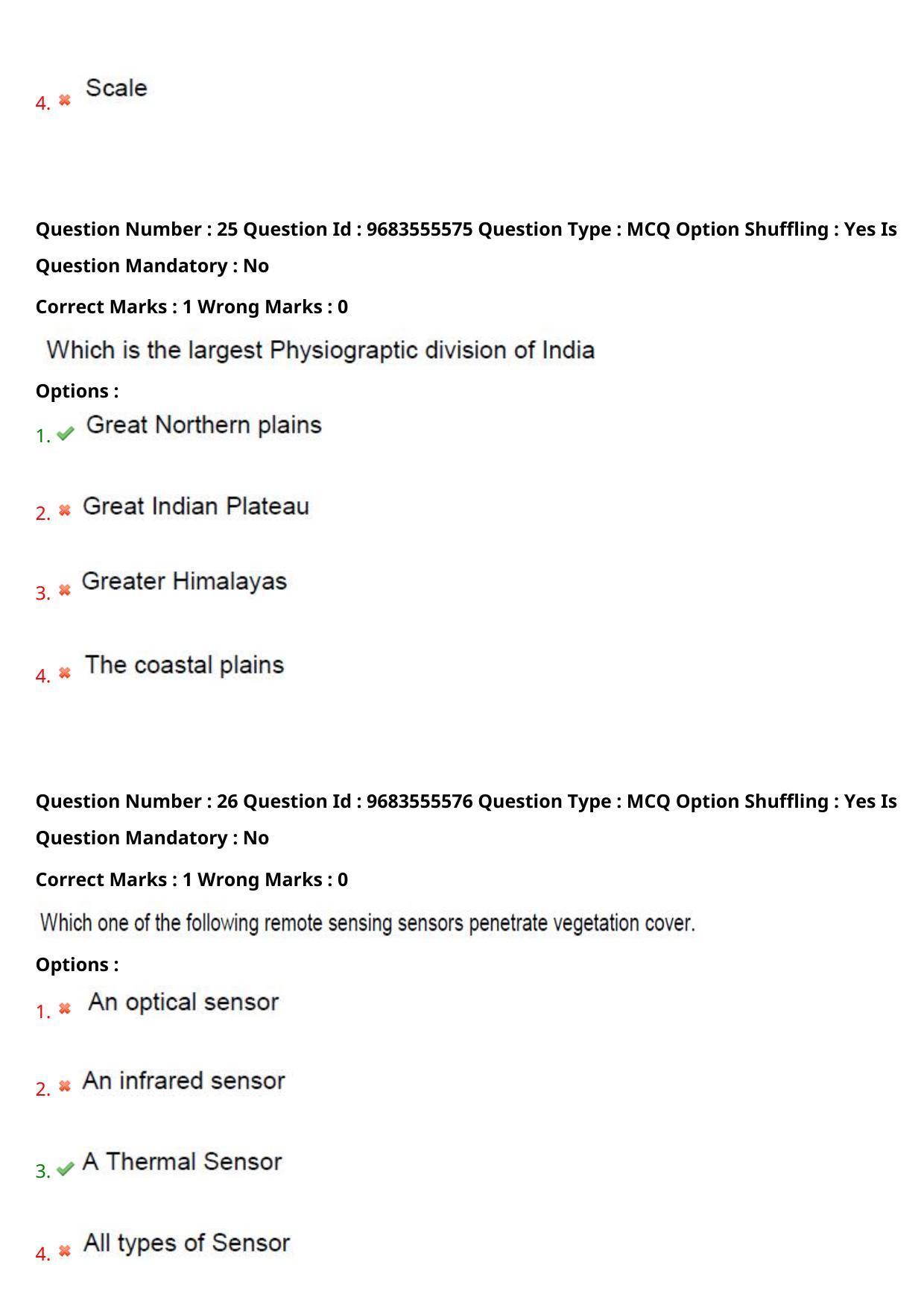 TS CPGET 2021 PGD in Geographical Cartography (Shift 1) Question Paper with Answer Key - Page 14