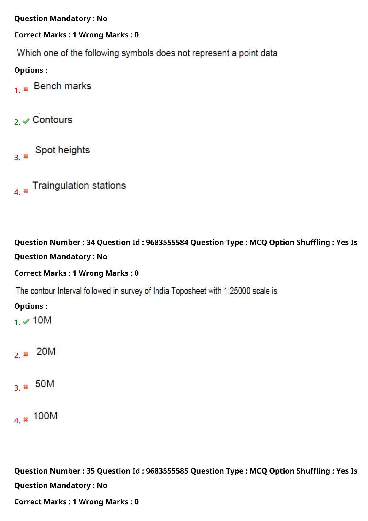 TS CPGET 2021 PGD in Geographical Cartography (Shift 1) Question Paper with Answer Key - Page 18