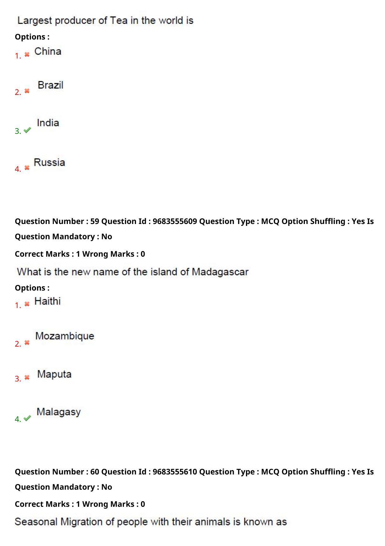 TS CPGET 2021 PGD in Geographical Cartography (Shift 1) Question Paper with Answer Key - Page 30