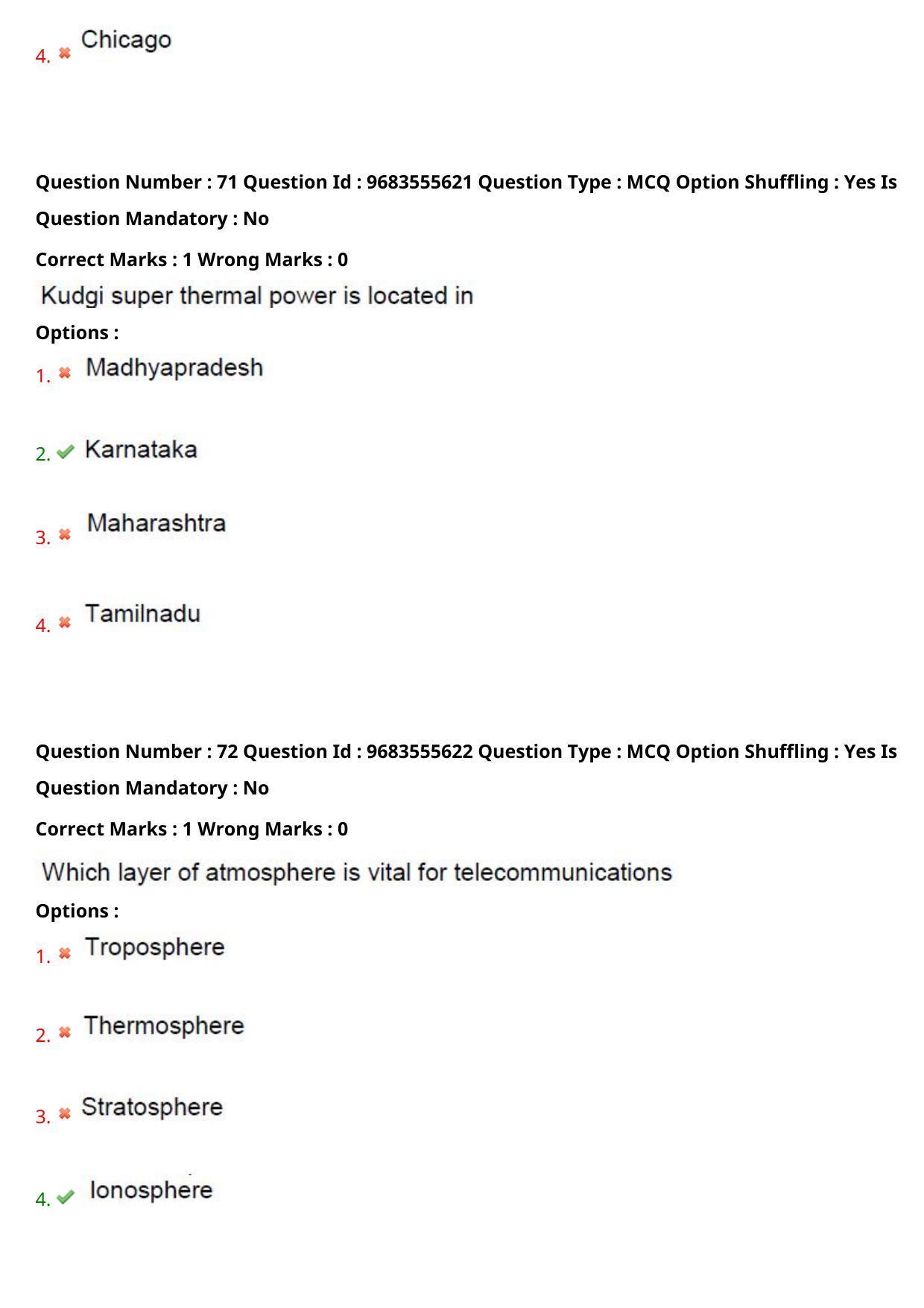 TS CPGET 2021 PGD in Geographical Cartography (Shift 1) Question Paper with Answer Key - Page 36