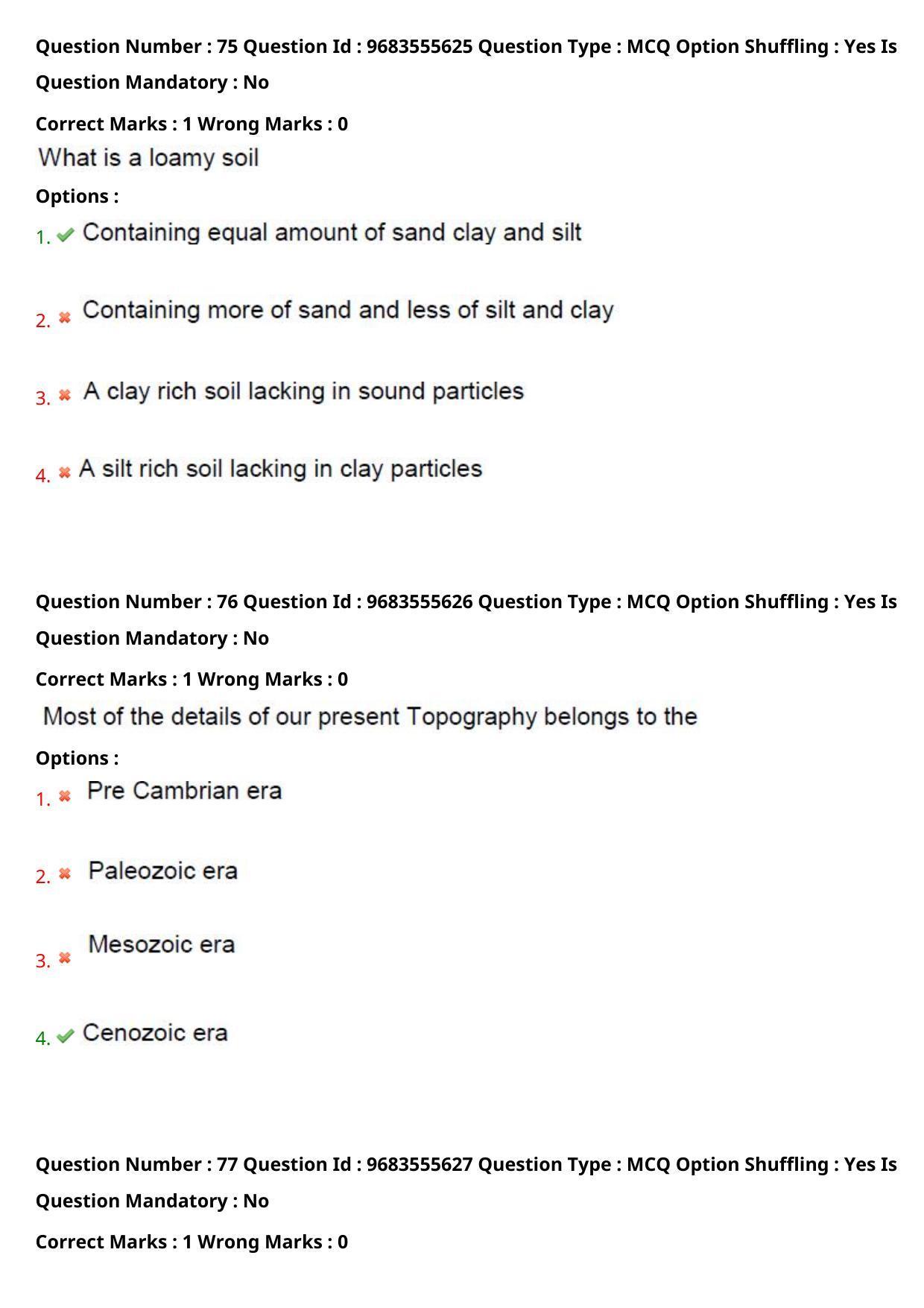 TS CPGET 2021 PGD in Geographical Cartography (Shift 1) Question Paper with Answer Key - Page 38