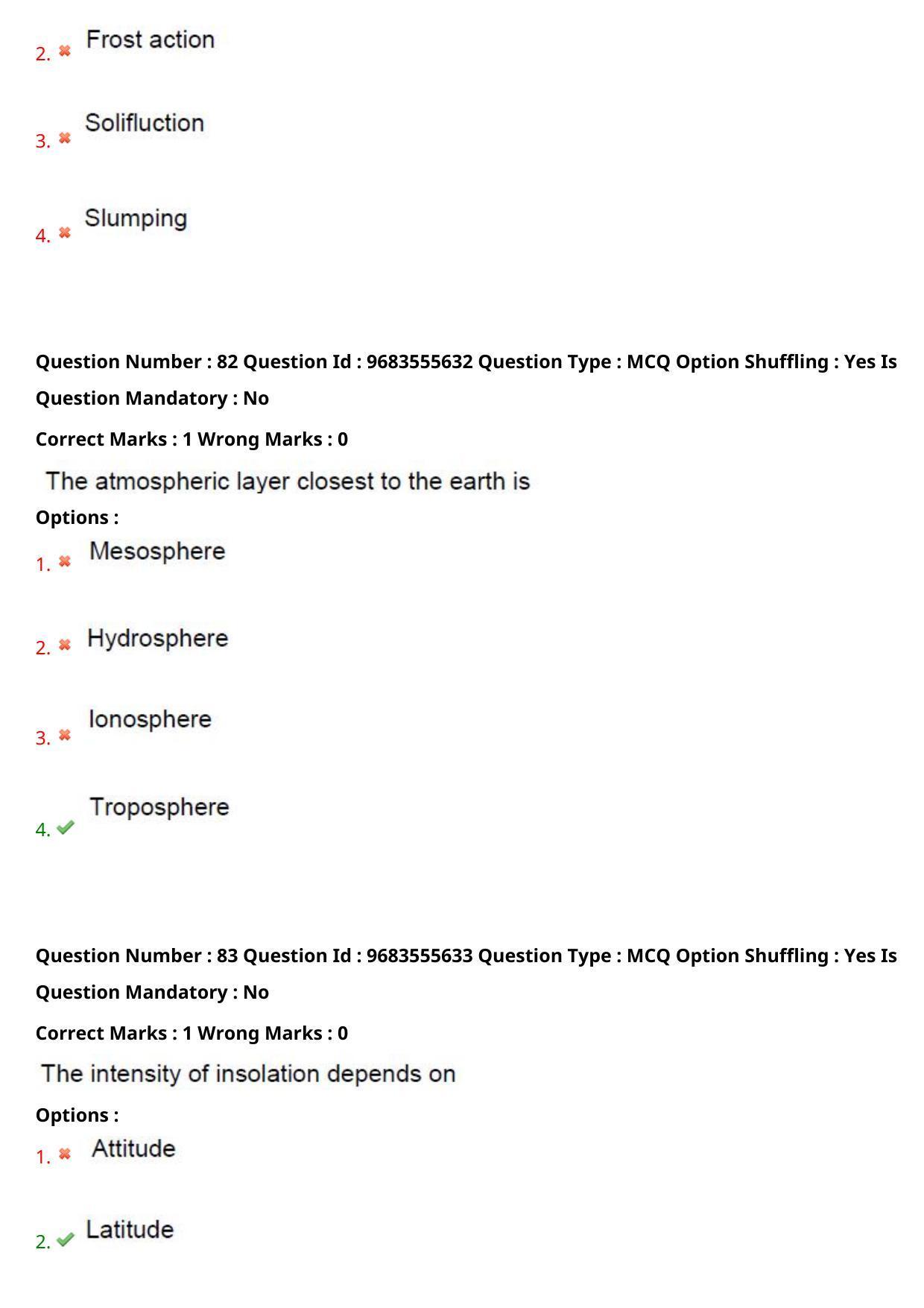 TS CPGET 2021 PGD in Geographical Cartography (Shift 1) Question Paper with Answer Key - Page 41