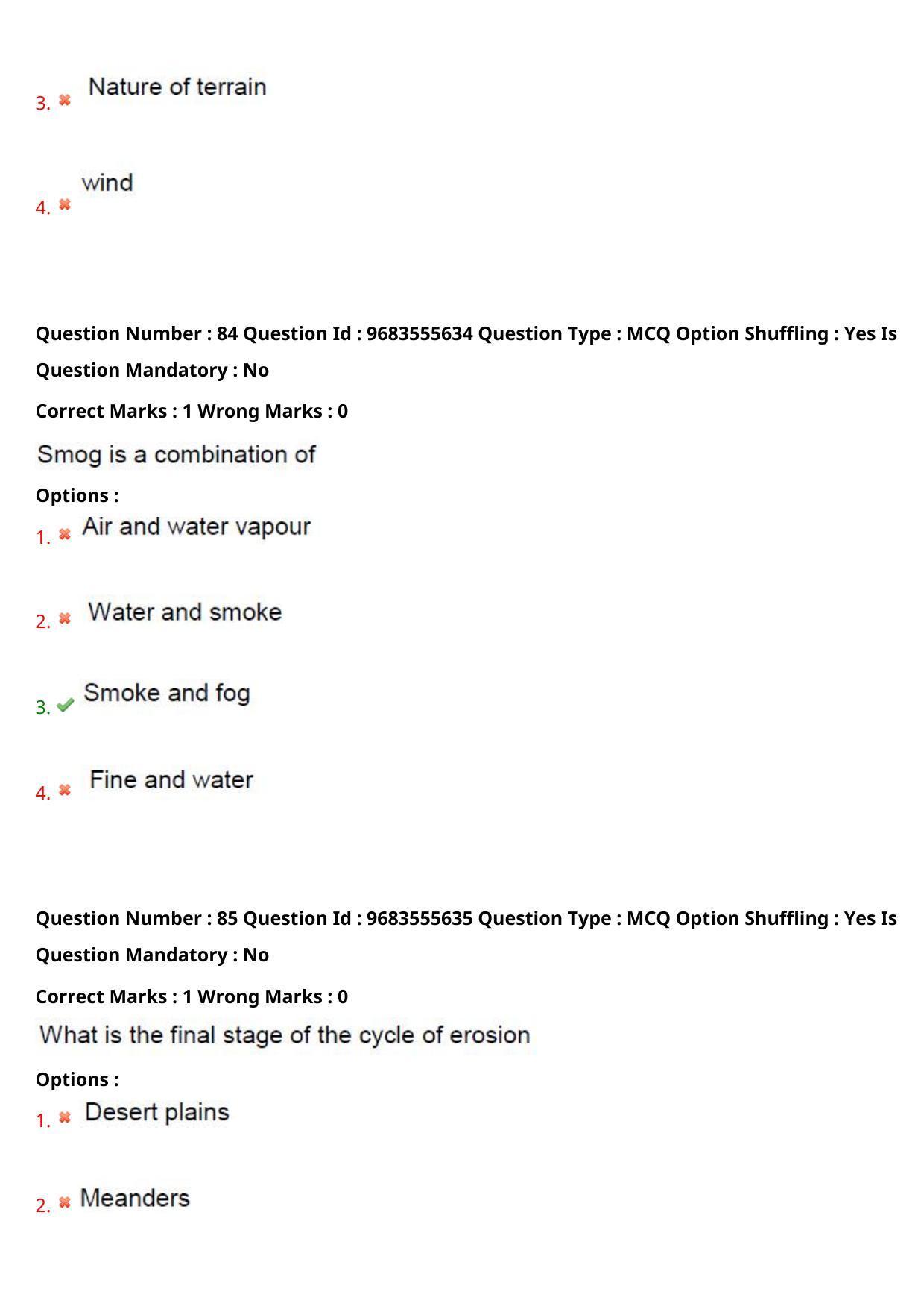 TS CPGET 2021 PGD in Geographical Cartography (Shift 1) Question Paper with Answer Key - Page 42