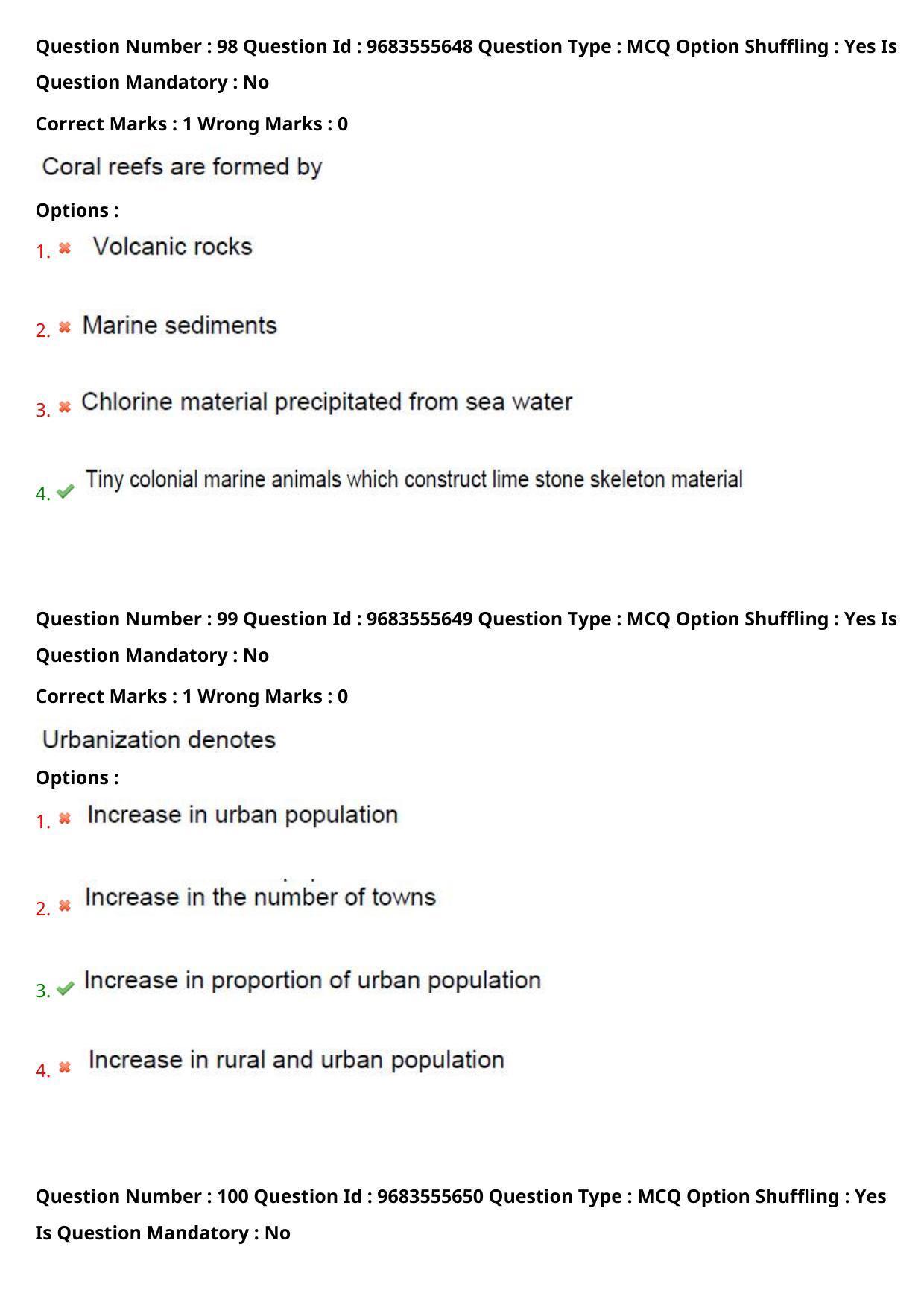TS CPGET 2021 PGD in Geographical Cartography (Shift 1) Question Paper with Answer Key - Page 49