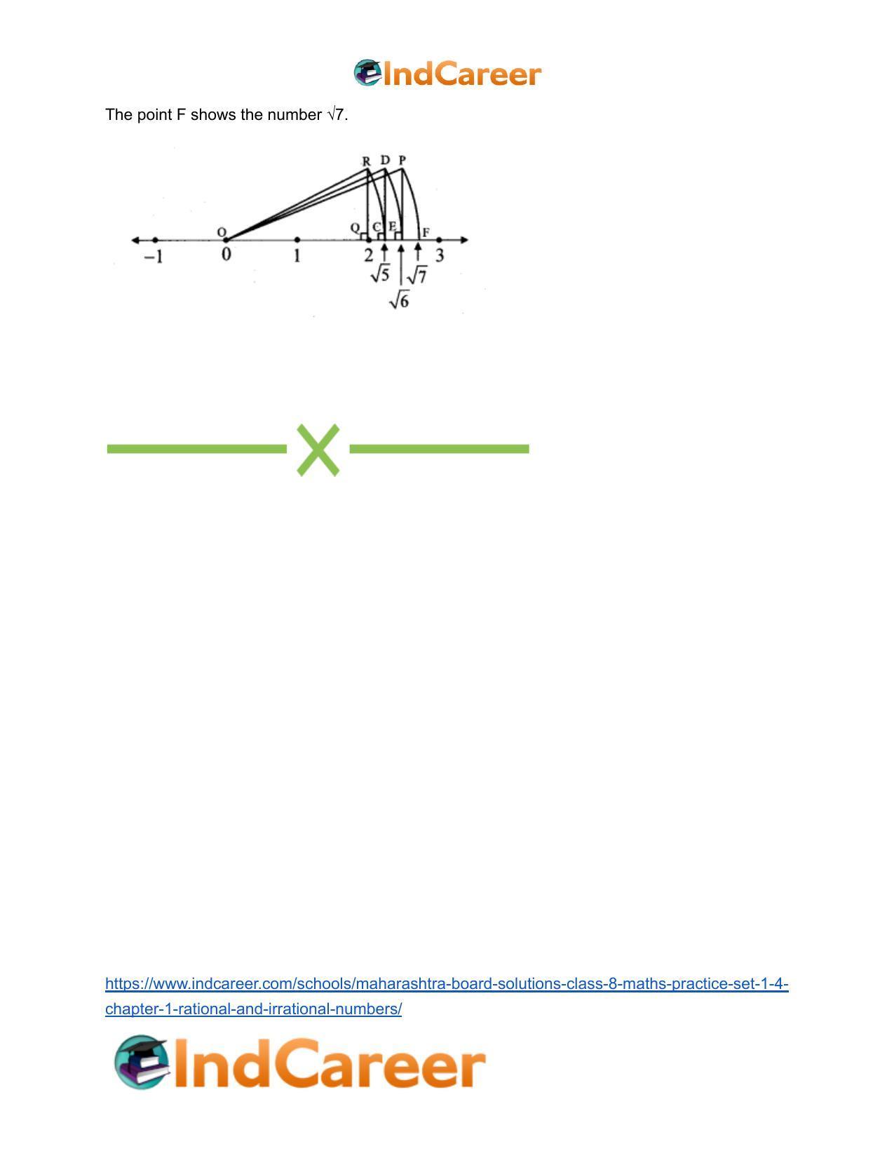 Maharashtra Board Solutions Class 8-Maths (Practice Set 1.4): Chapter 1- Rational and Irrational Numbers - Page 6