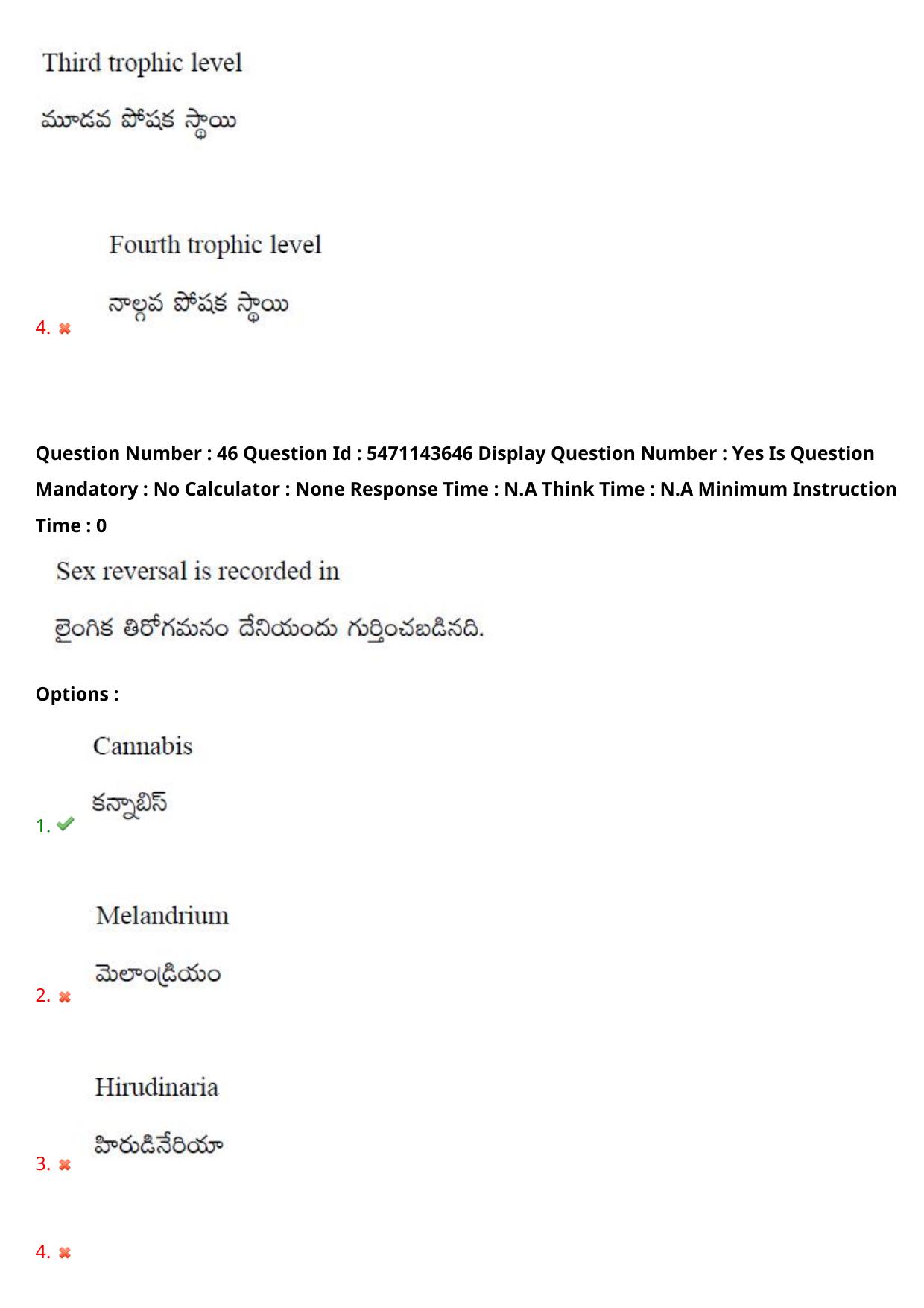 AP PGCET 2023 Life Sciences Paper with Answer Key - Page 40