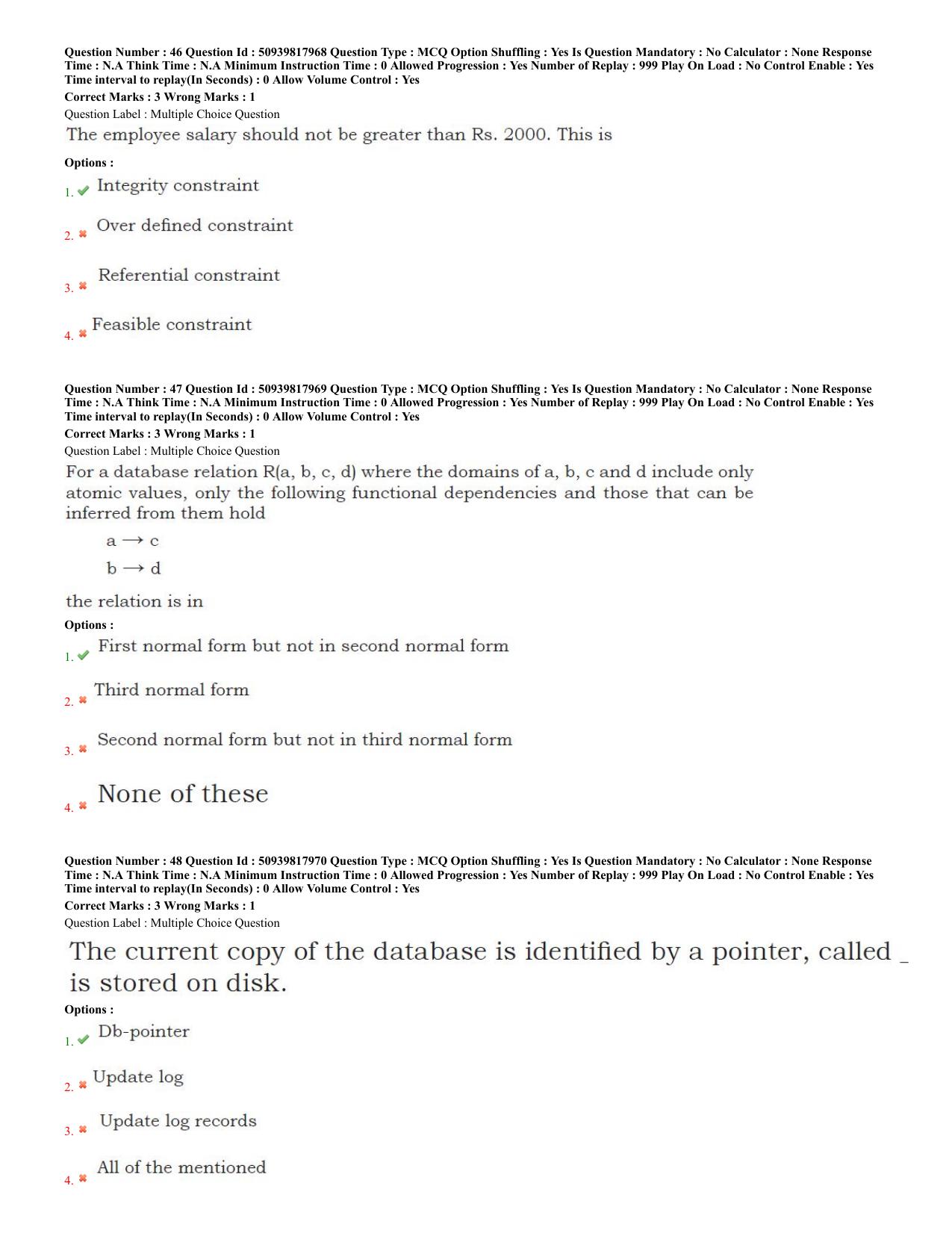BHU RET Computer Science 2020 Question Paper  - Page 22
