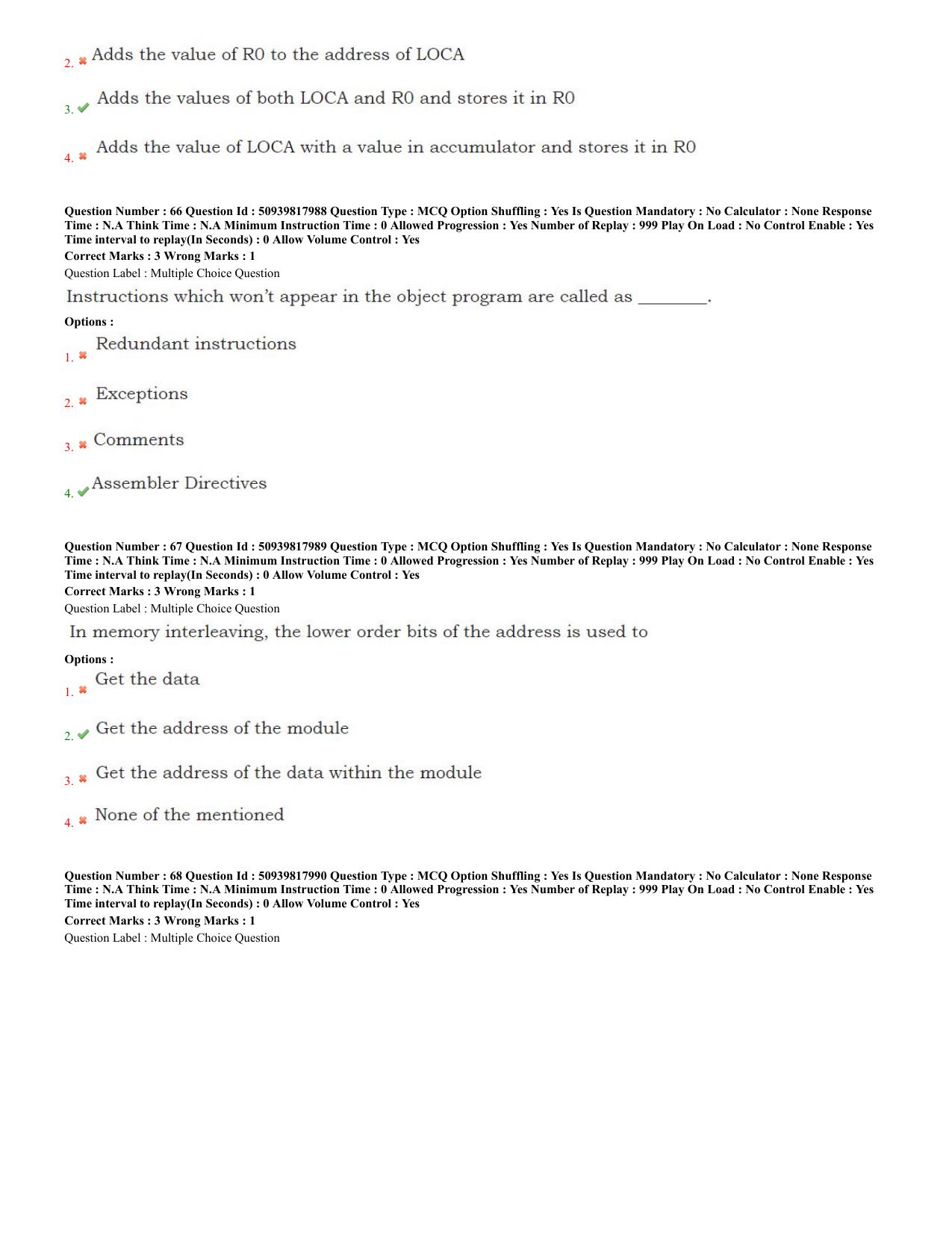 BHU RET Computer Science 2020 Question Paper  - Page 29