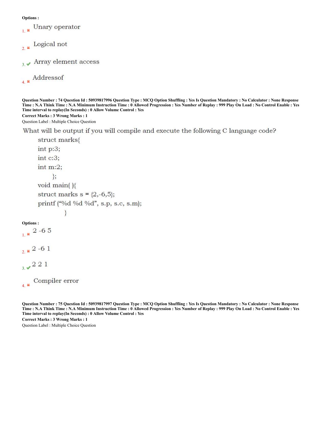 BHU RET Computer Science 2020 Question Paper  - Page 33