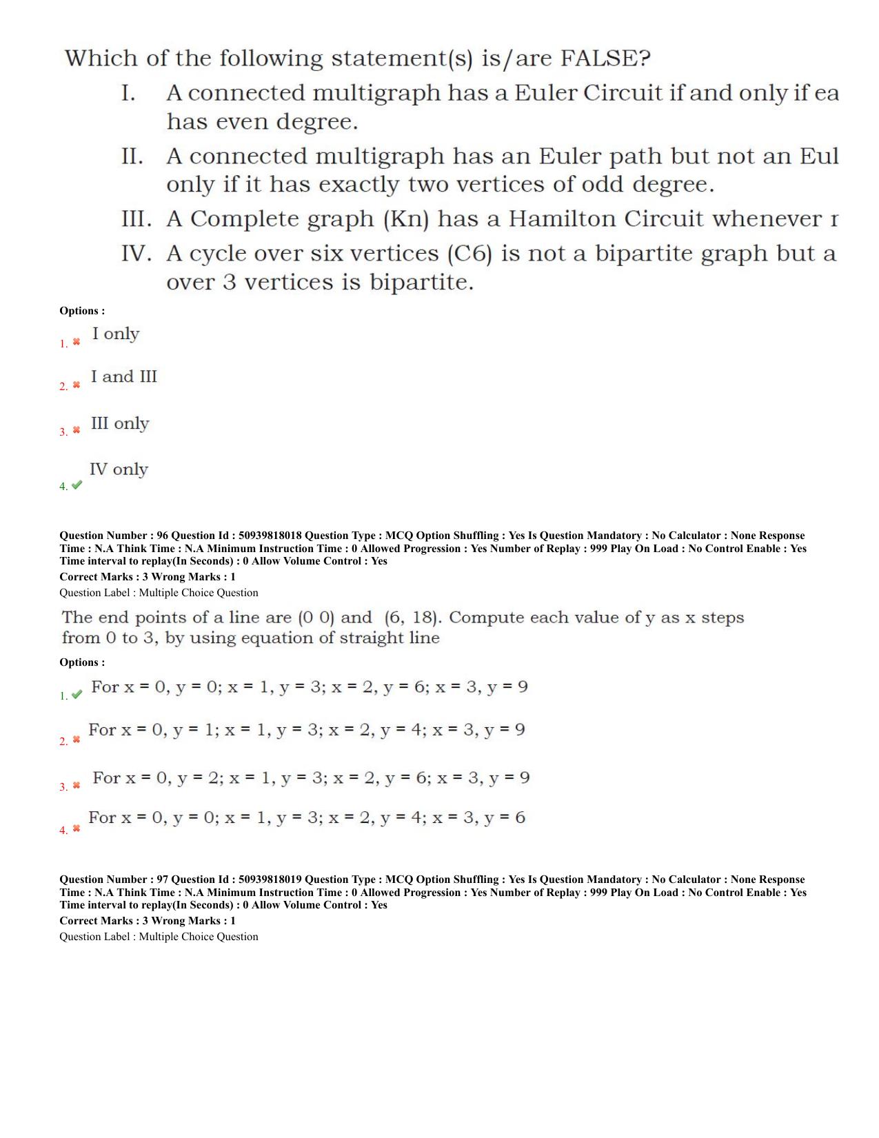 BHU RET Computer Science 2020 Question Paper  - Page 43