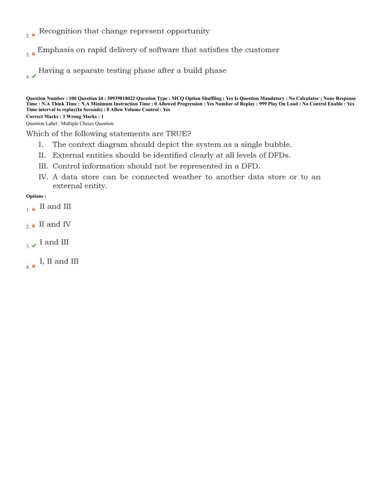 BHU RET Computer Science 2020 Question Paper  - Page 45