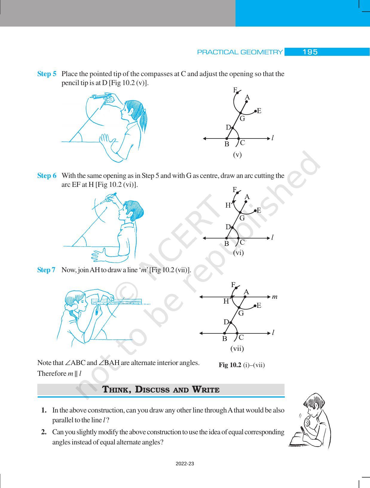 NCERT Book for Class 7 Maths: Chapter 10-Practical Geometry - Page 3