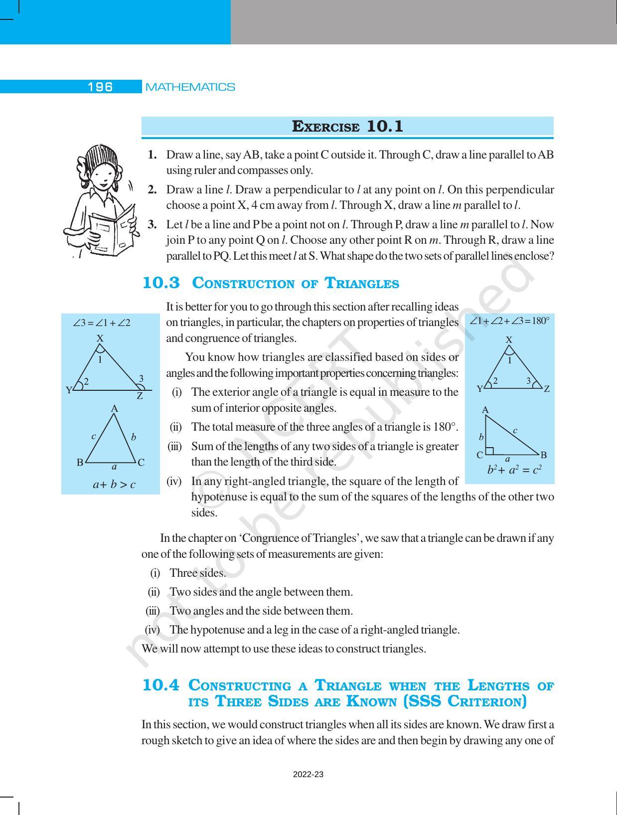 NCERT Book for Class 7 Maths: Chapter 10-Practical Geometry - Page 4