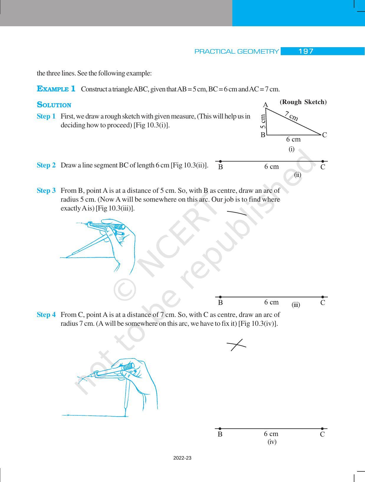 NCERT Book for Class 7 Maths: Chapter 10-Practical Geometry - Page 5