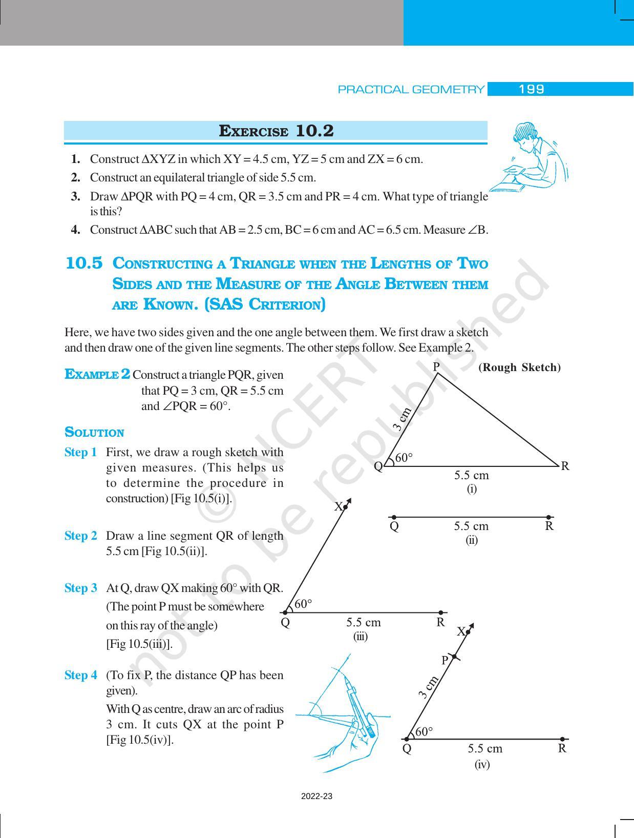 NCERT Book for Class 7 Maths: Chapter 10-Practical Geometry - Page 7
