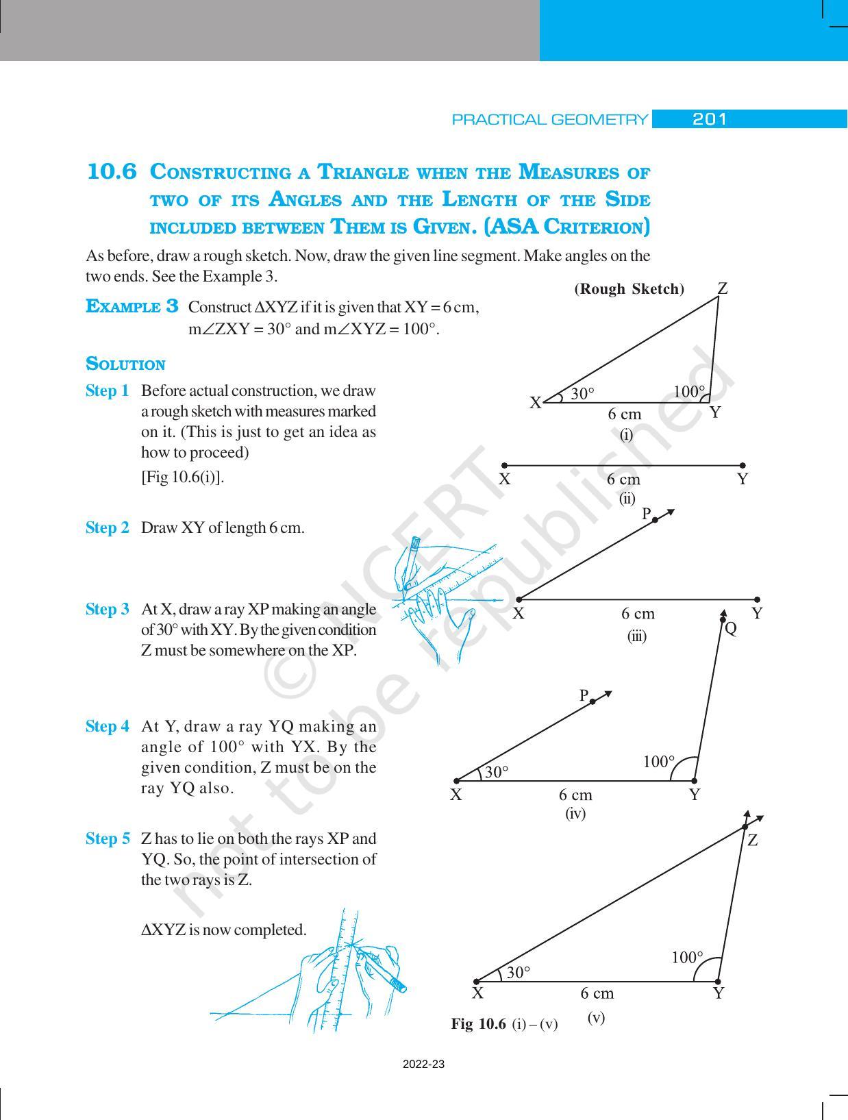 NCERT Book for Class 7 Maths: Chapter 10-Practical Geometry - Page 9