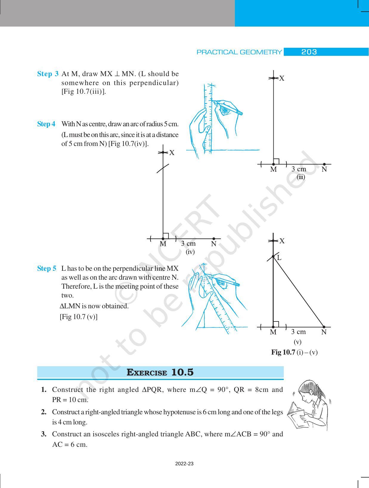 NCERT Book for Class 7 Maths: Chapter 10-Practical Geometry - Page 11