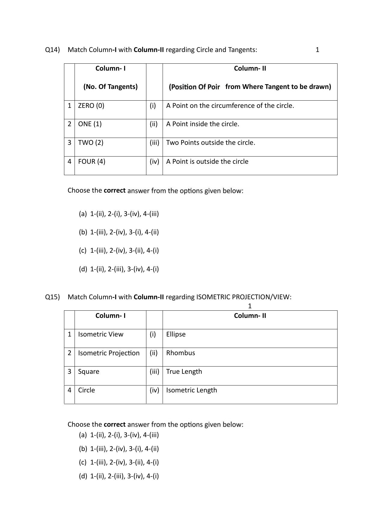 Edudel Class 11 Engineering Graphics Practice Papers-1 (2023-24) - Page 5