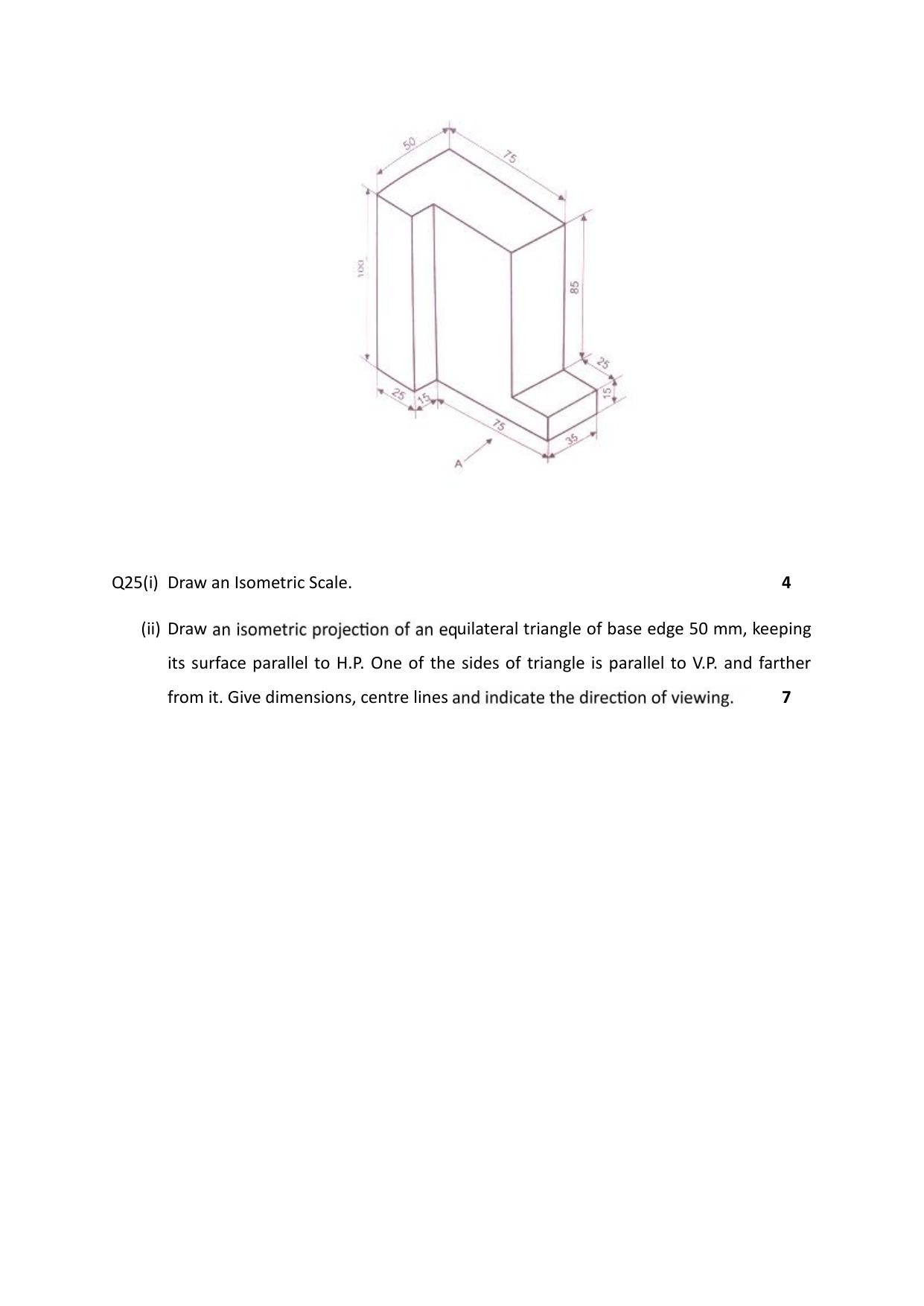 Edudel Class 11 Engineering Graphics Practice Papers-1 (2023-24) - Page 9