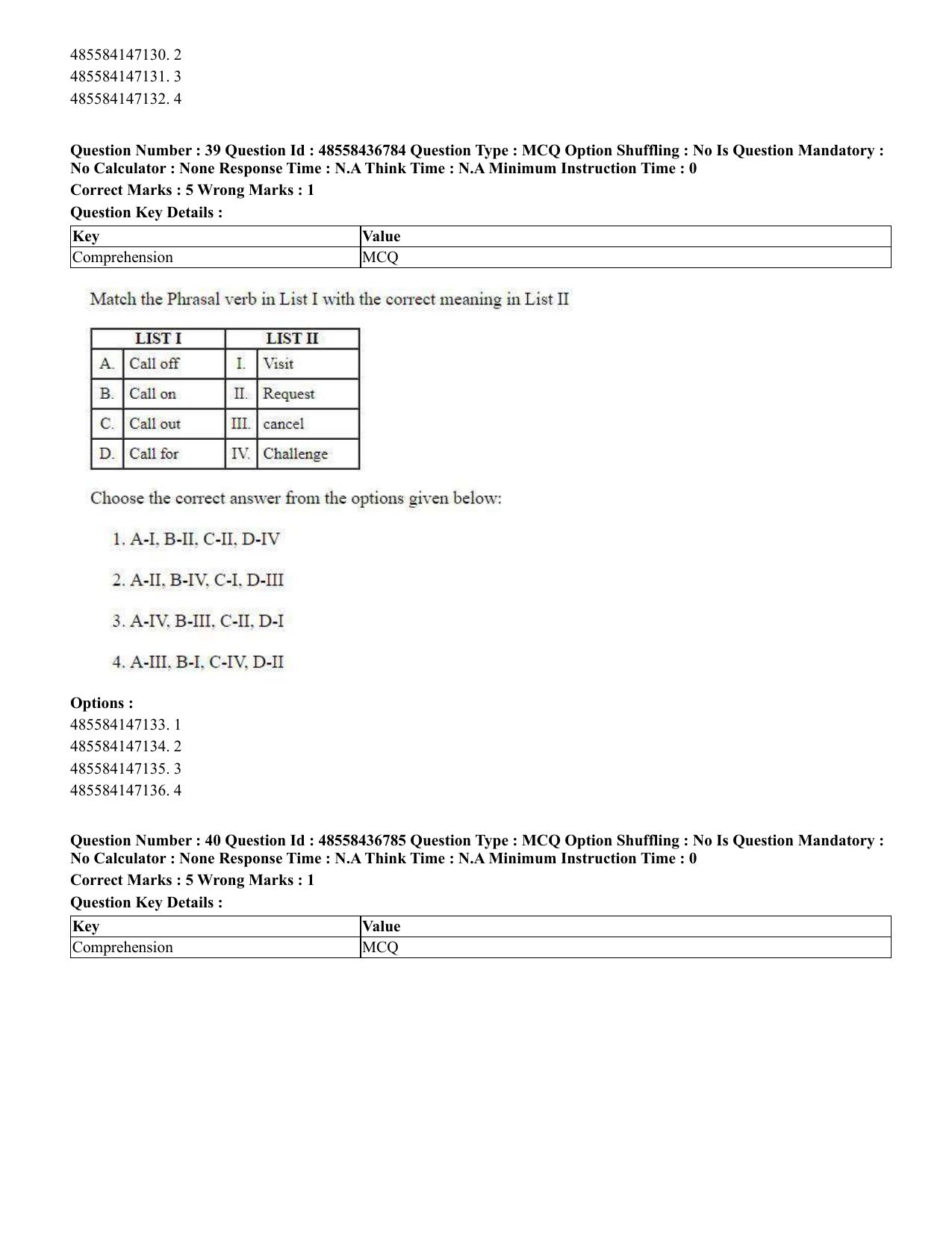 CUET 2023 International Shift 1 Question Papers - 22 June 2023 - Page 30