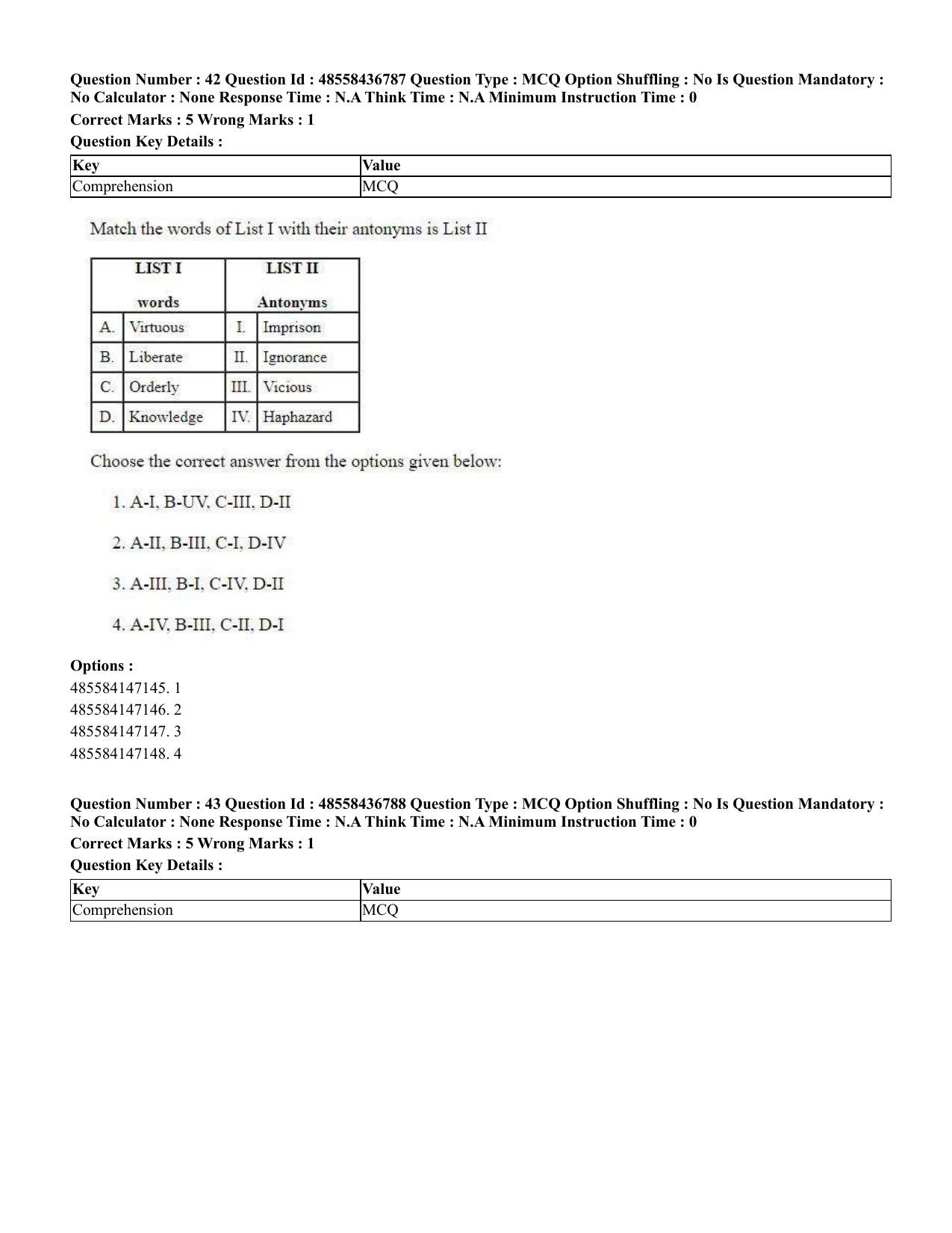 CUET 2023 International Shift 1 Question Papers - 22 June 2023 - Page 32