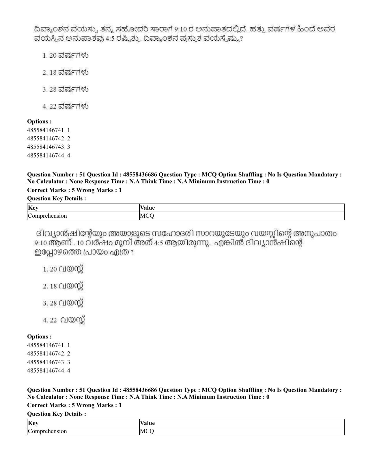 CUET 2023 International Shift 1 Question Papers - 22 June 2023 - Page 40