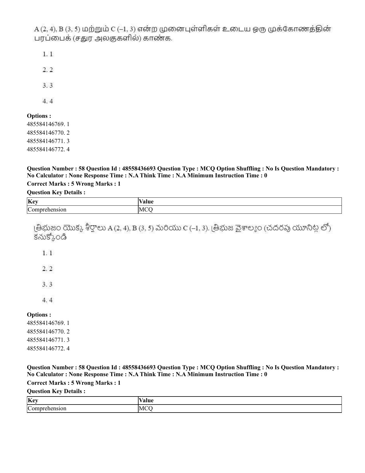 CUET 2023 International Shift 1 Question Papers - 22 June 2023 - Page 88
