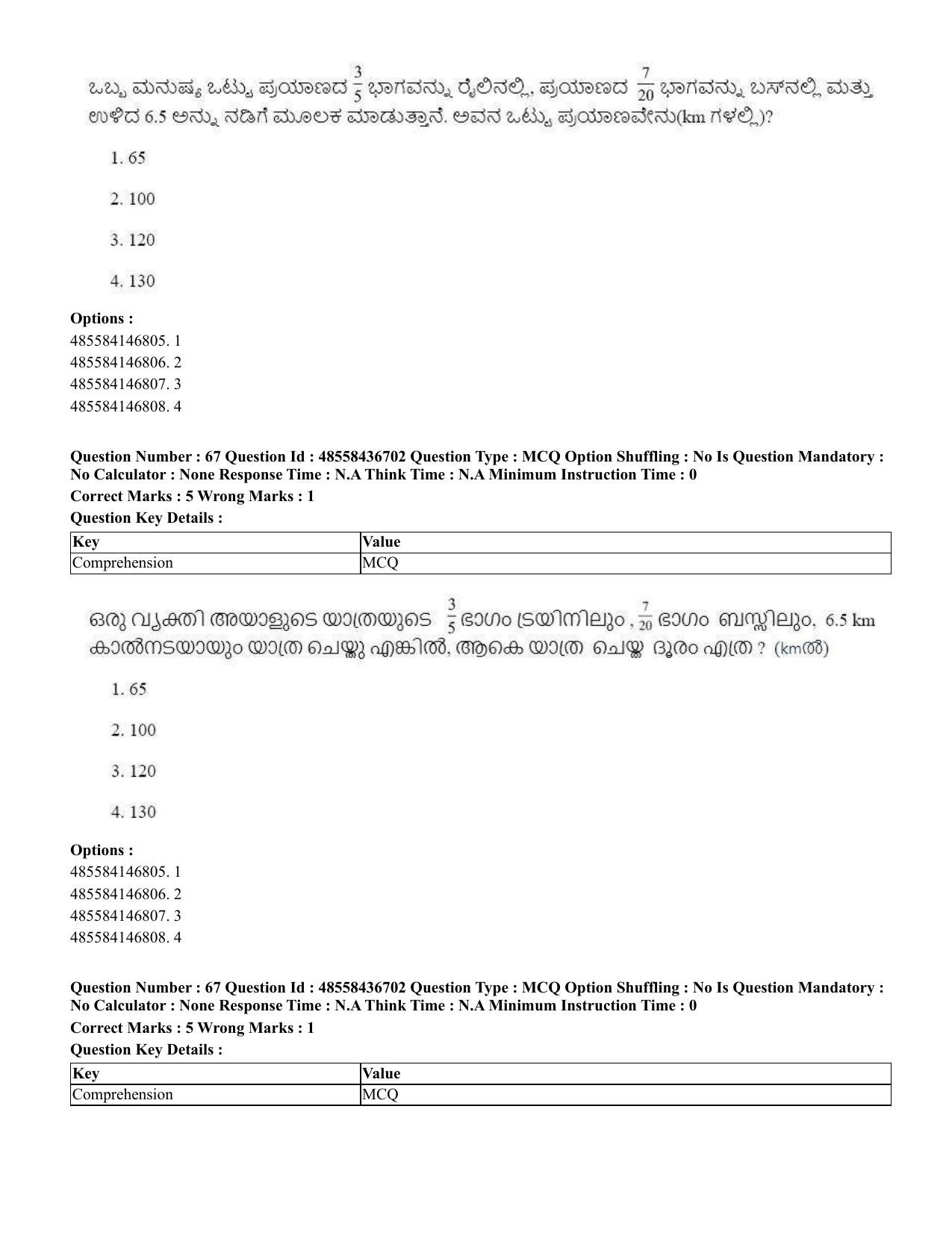 CUET 2023 International Shift 1 Question Papers - 22 June 2023 - Page 145