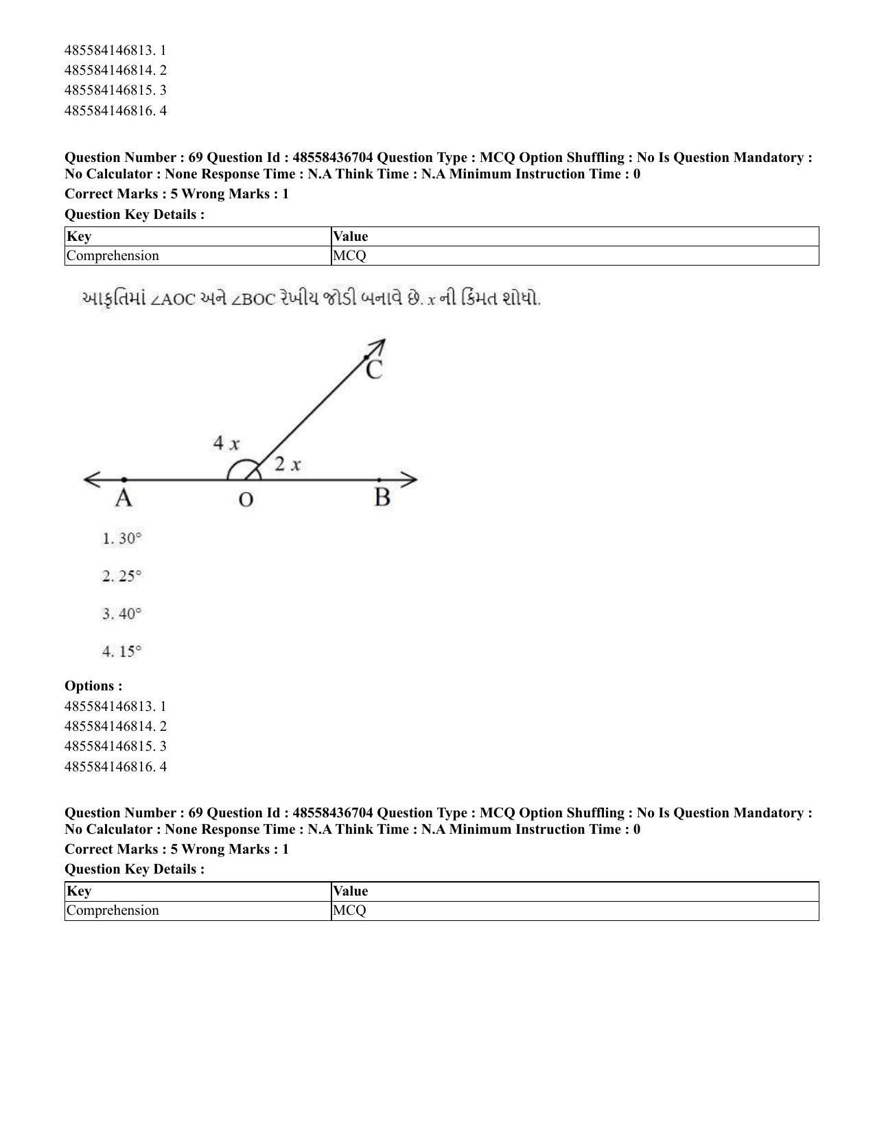 CUET 2023 International Shift 1 Question Papers - 22 June 2023 - Page 158
