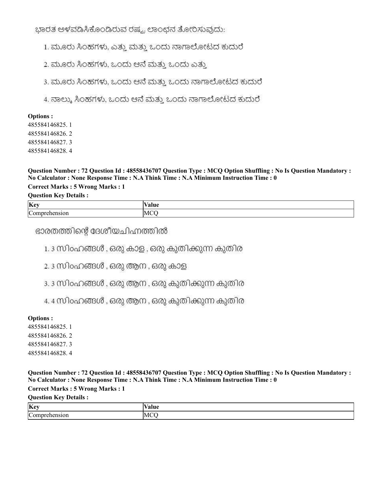 CUET 2023 International Shift 1 Question Papers - 22 June 2023 - Page 180