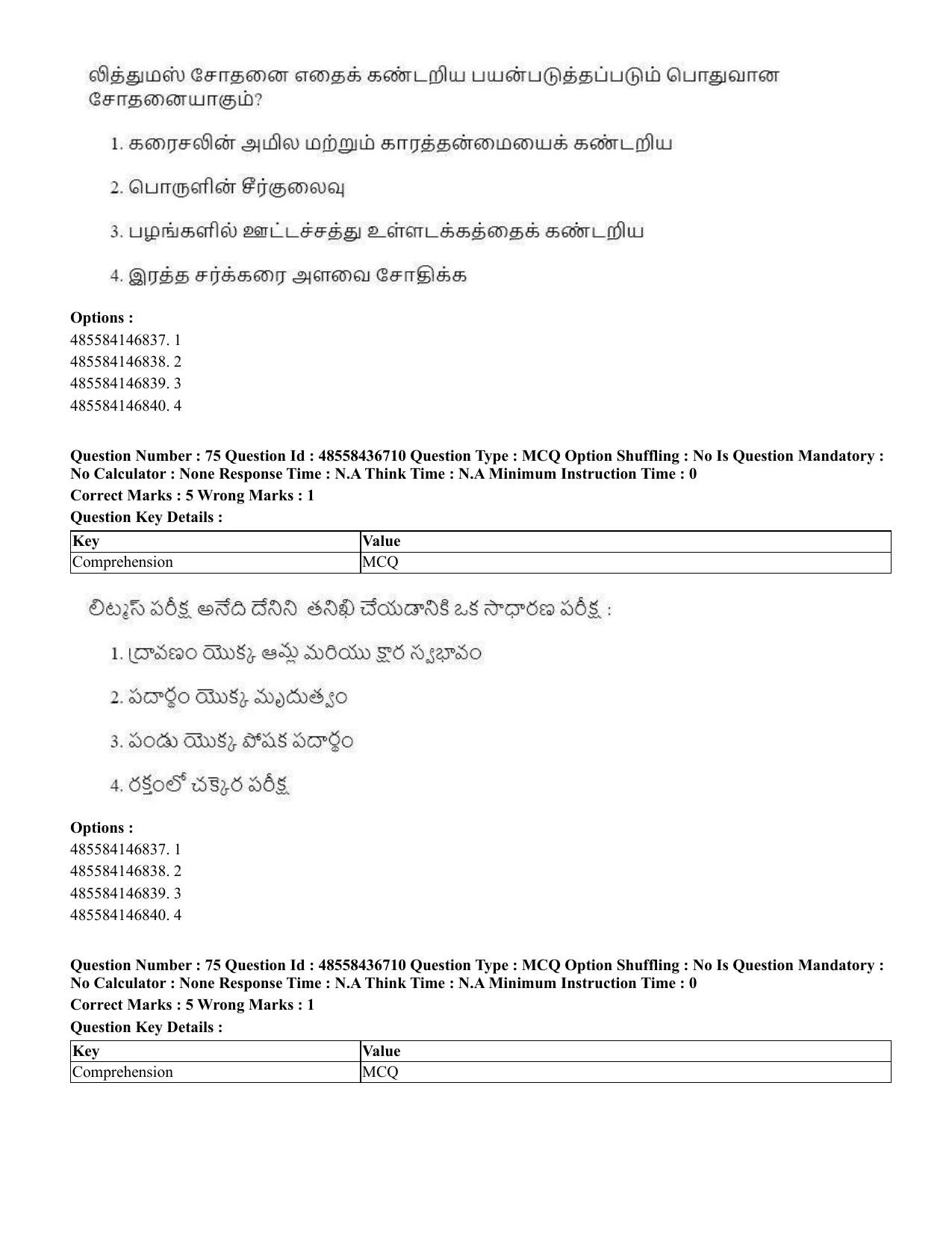 CUET 2023 International Shift 1 Question Papers - 22 June 2023 - Page 202