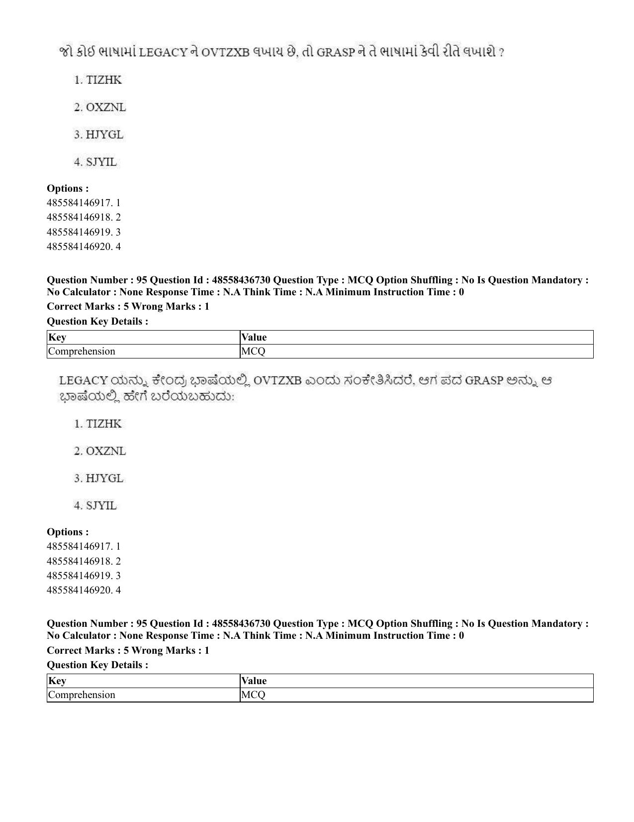 CUET 2023 International Shift 1 Question Papers - 22 June 2023 - Page 344