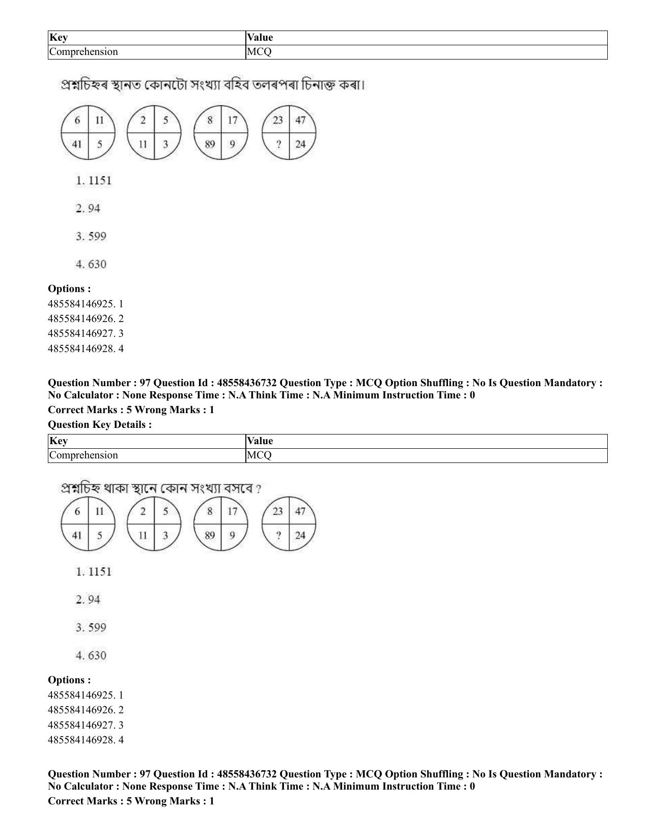 CUET 2023 International Shift 1 Question Papers - 22 June 2023 - Page 356