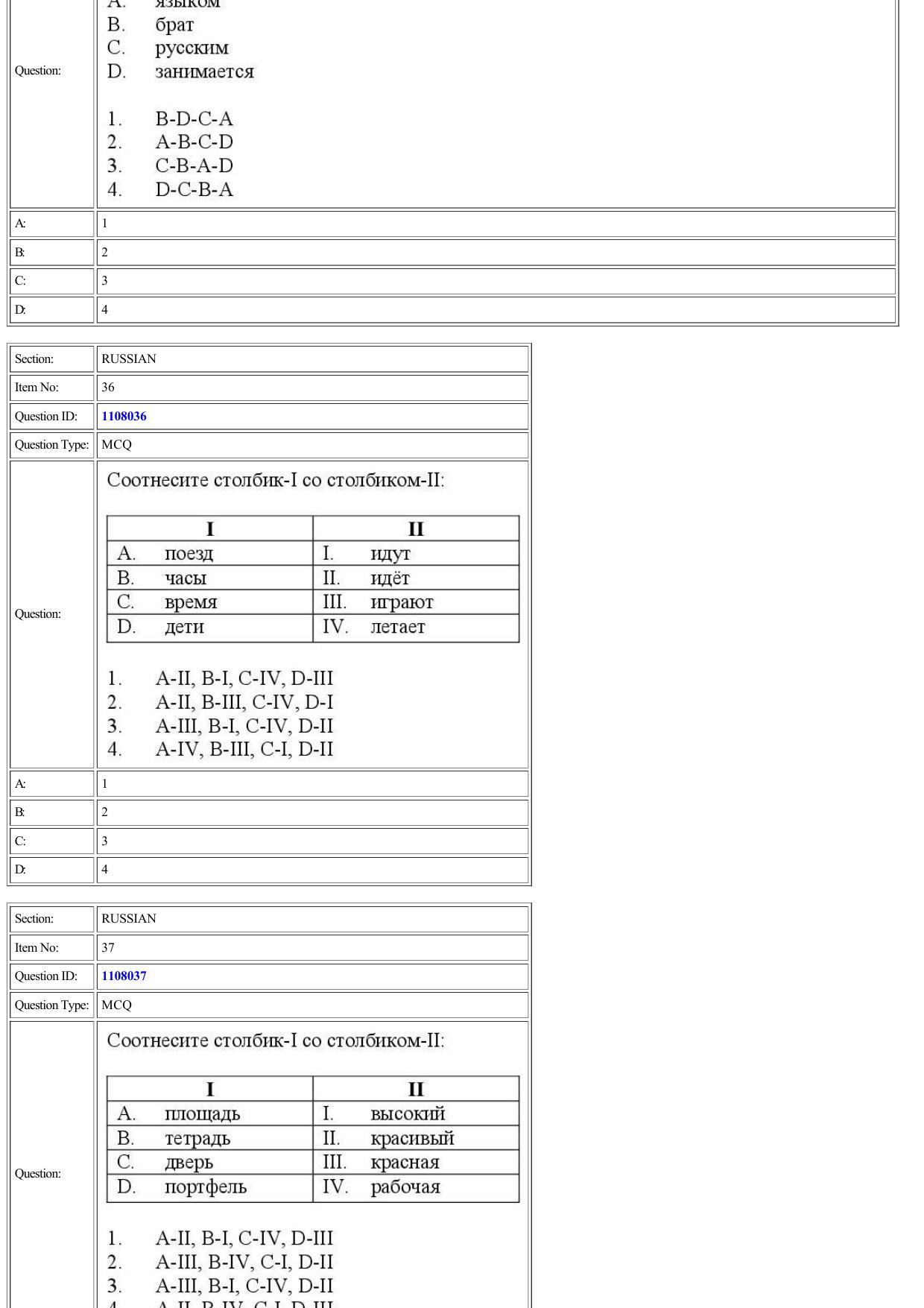 CUET 2022 Question Paper of Russian - Page 25
