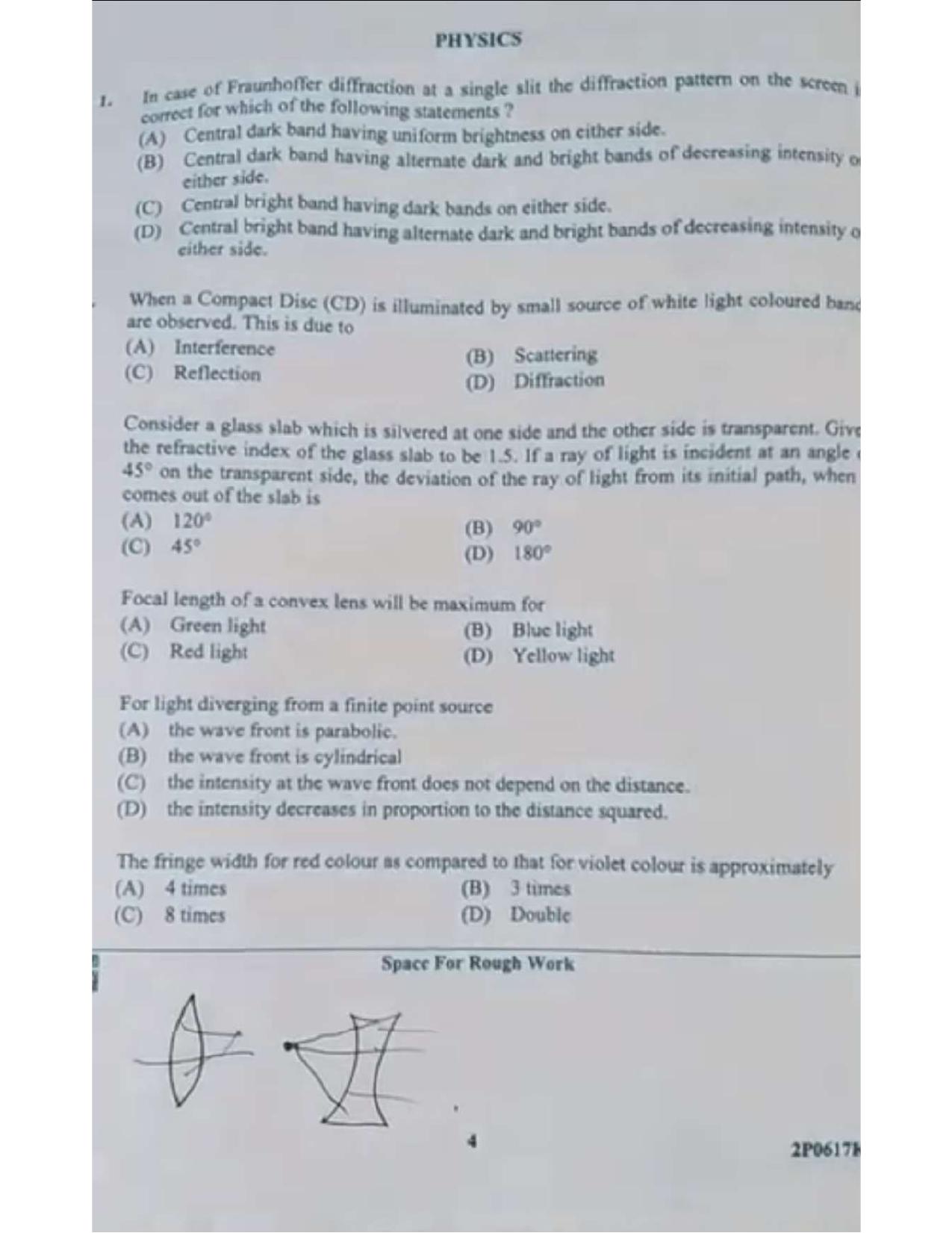 KCET 2022 Physics Question Paper - Page 1