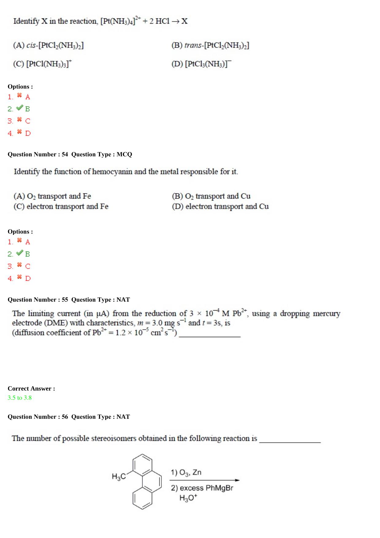 GATE 2015 Chemistry (CY) Question Paper with Answer Key - Page 18
