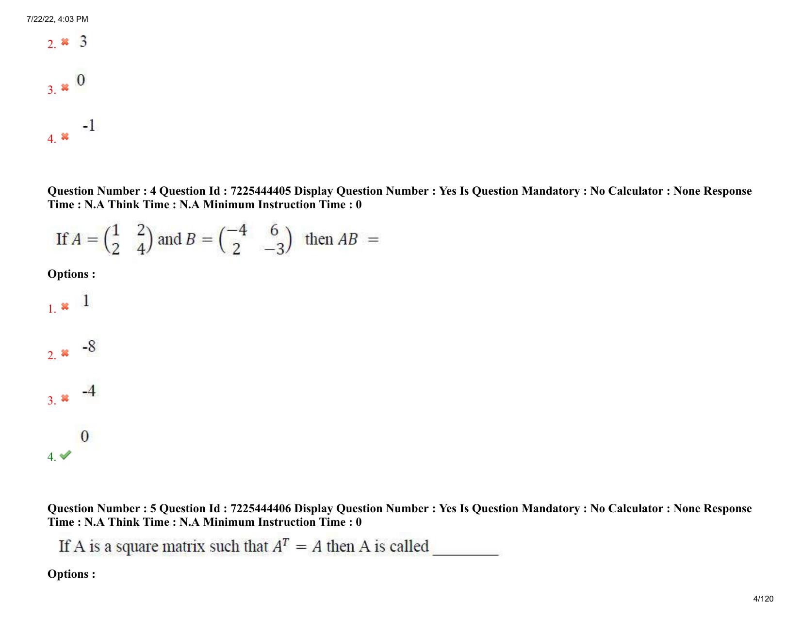 AP ECET 2022 - CHEMICAL ENGINEERING Question Paper With Preliminary Keys  - Page 4