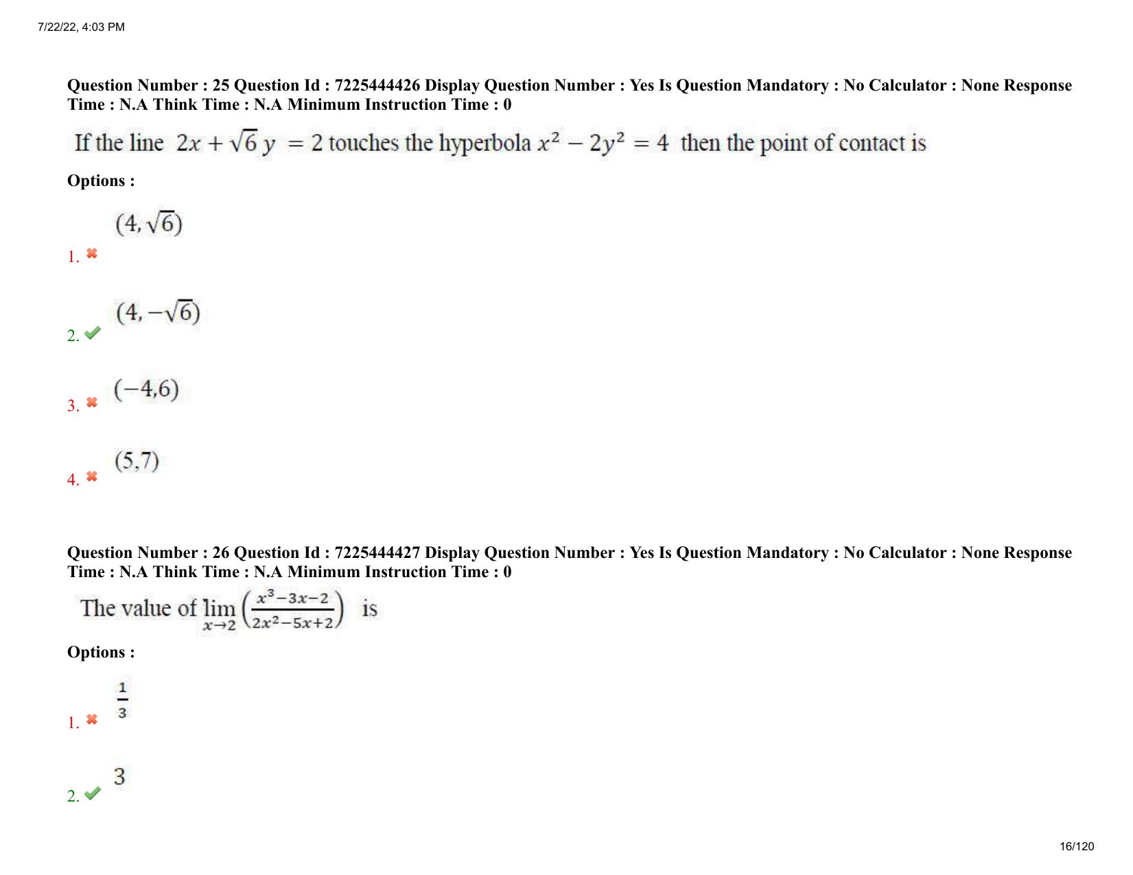 AP ECET 2022 - CHEMICAL ENGINEERING Question Paper With Preliminary Keys  - Page 16
