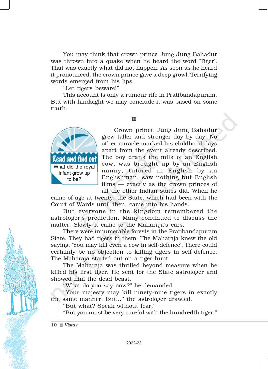 NCERT Book for Class 12 English Chapter 2 The Tiger King - Page 3