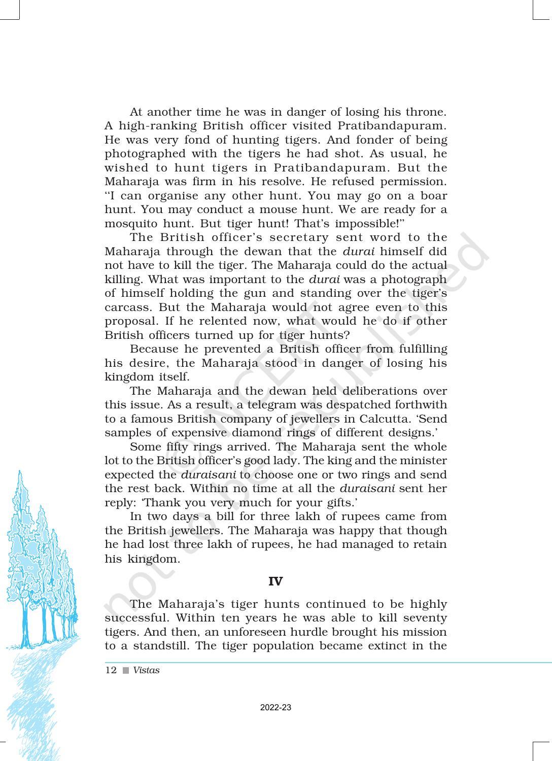 NCERT Book for Class 12 English Chapter 2 The Tiger King - Page 5