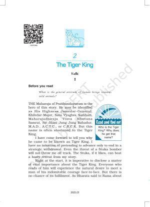 NCERT Book for Class 12 English Chapter 2 The Tiger King