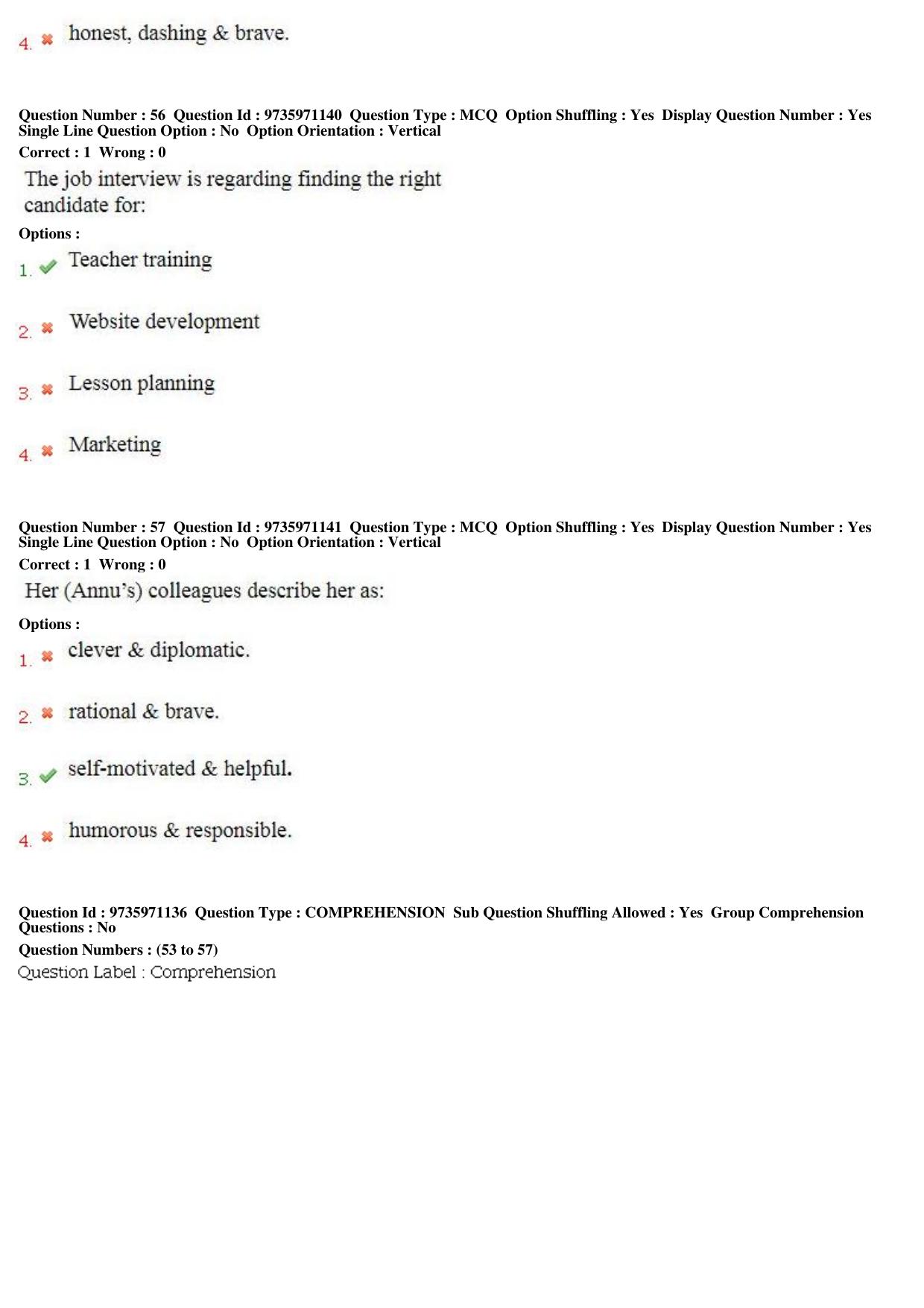 MP CPCT 13th Aug 2017 English Question Paper Shift 1 - Page 39