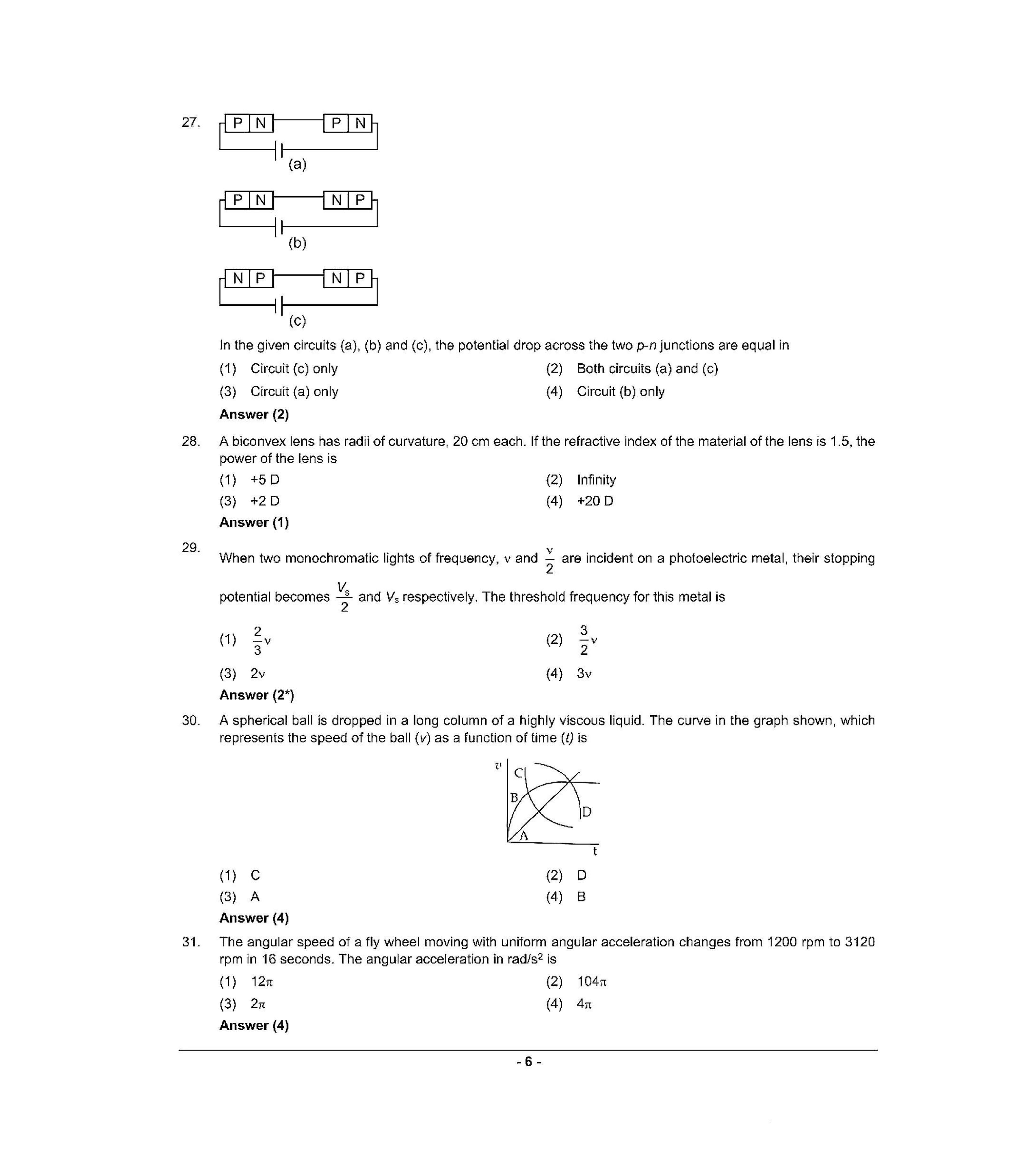 NEET S3 2021 Question Paper - Page 5