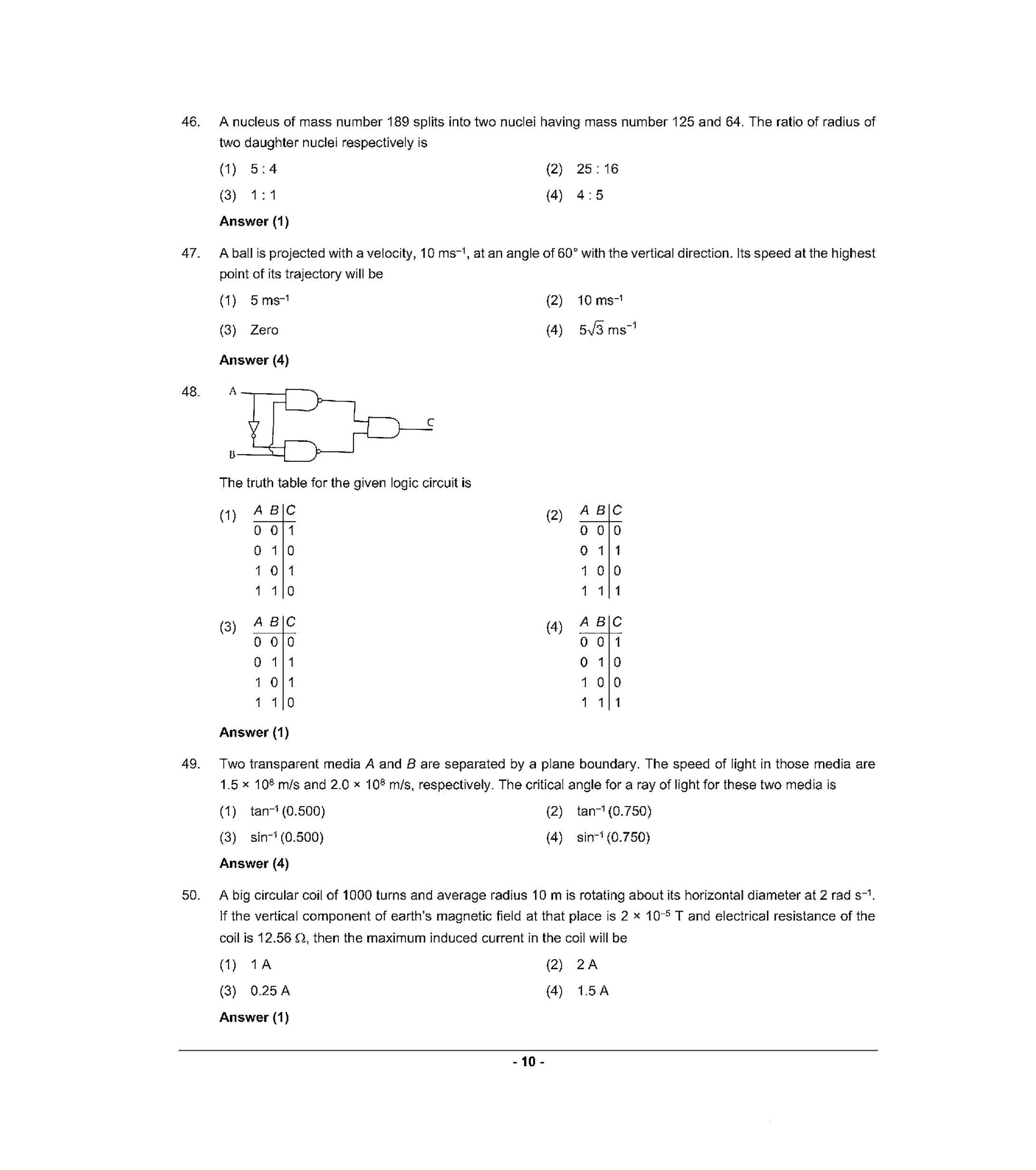 NEET S3 2021 Question Paper - Page 9
