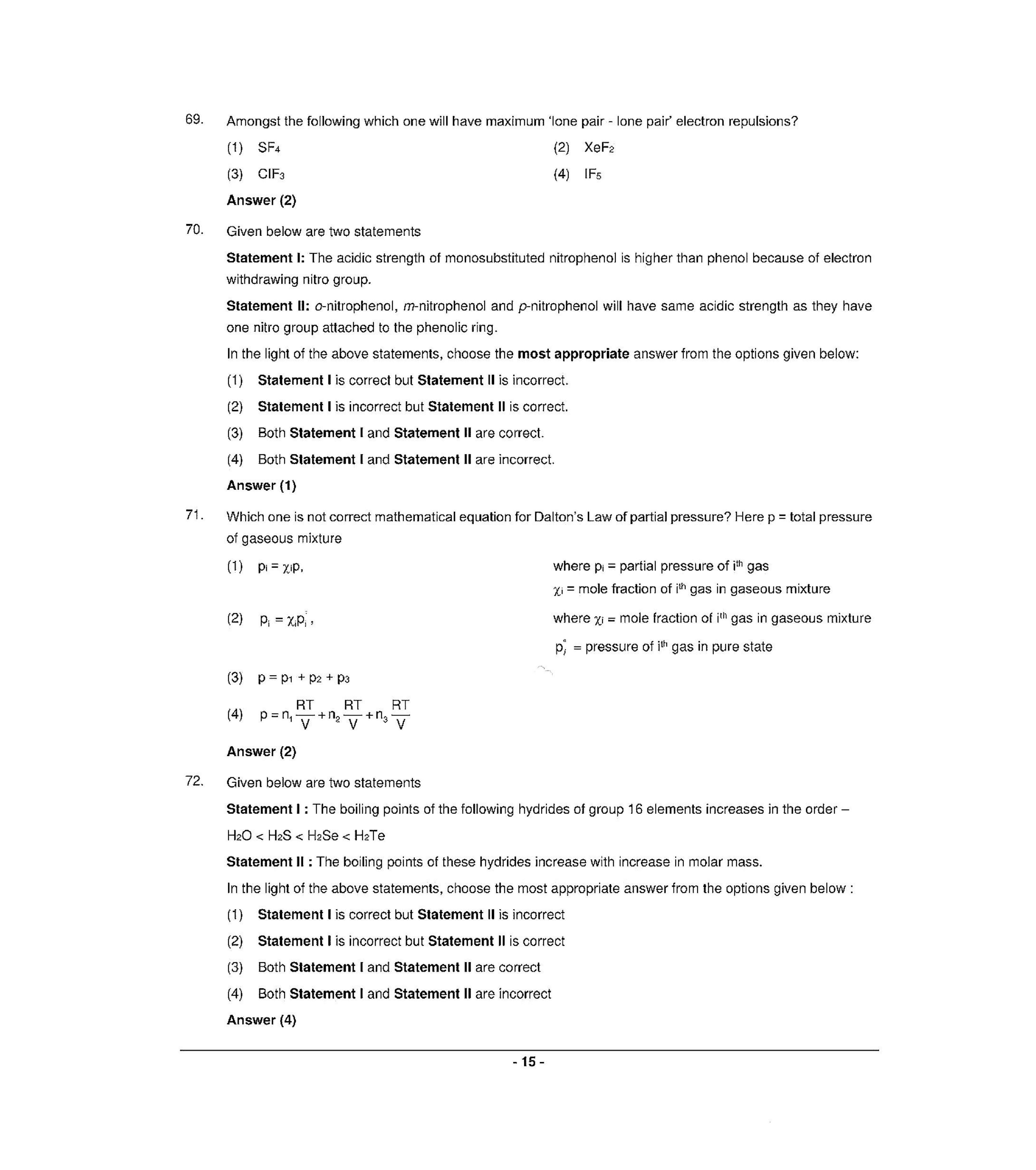 NEET S3 2021 Question Paper - Page 14