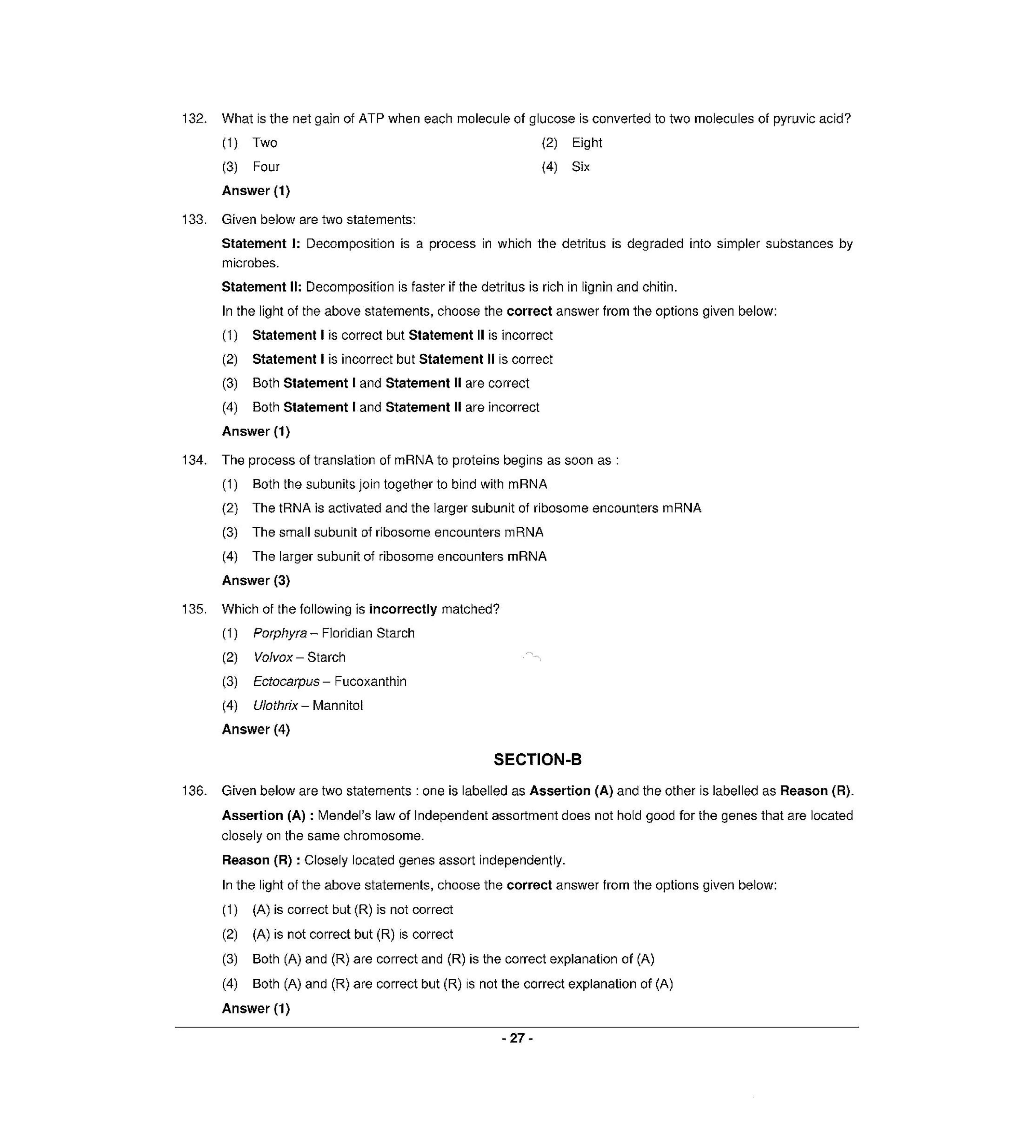 NEET S3 2021 Question Paper - Page 26