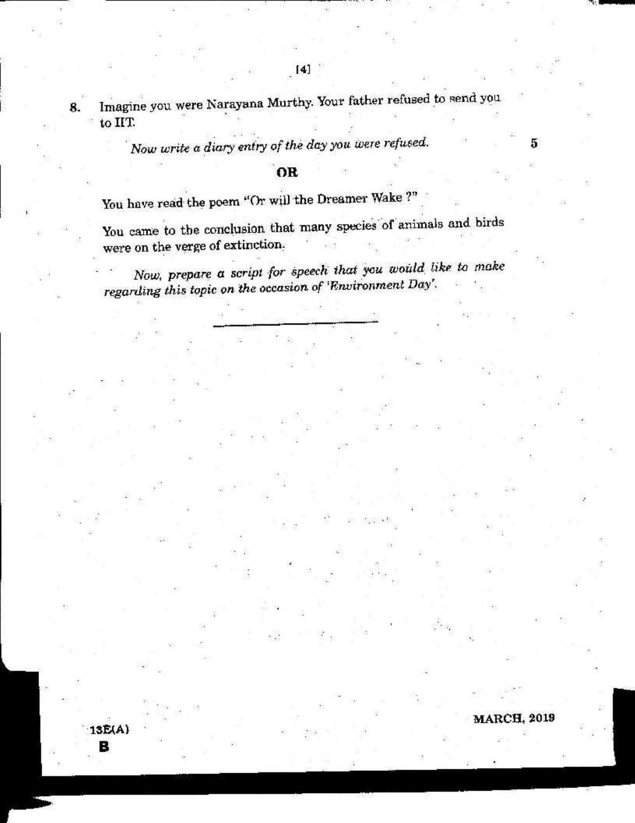 AP Class 10 English (Paper I) 2019 Question Paper - Page 4
